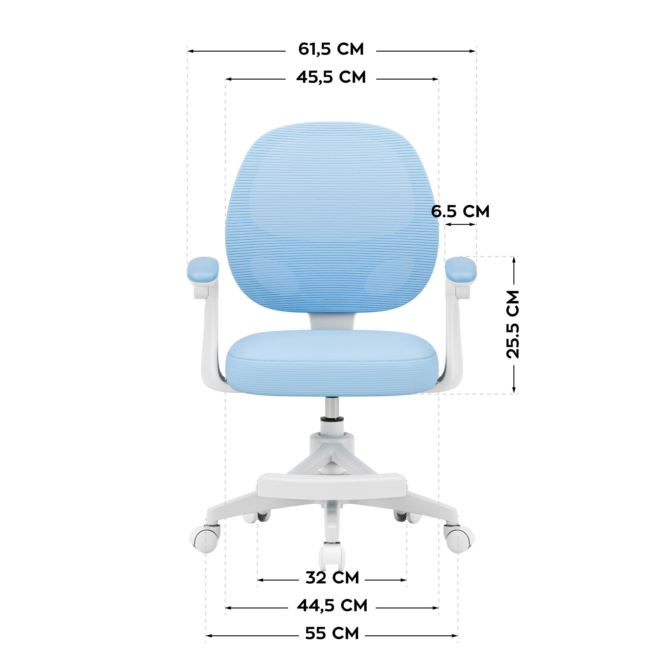 Silla giratoria para niños Mark Adler Junior 3.1 Blue