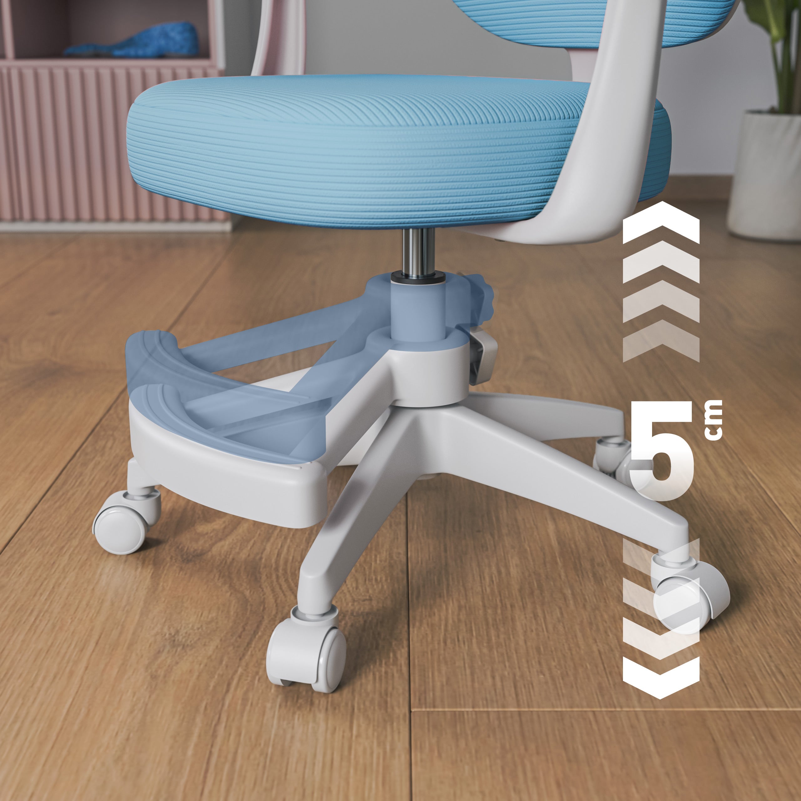 Silla giratoria para niños Mark Adler Junior 3.1 Blue