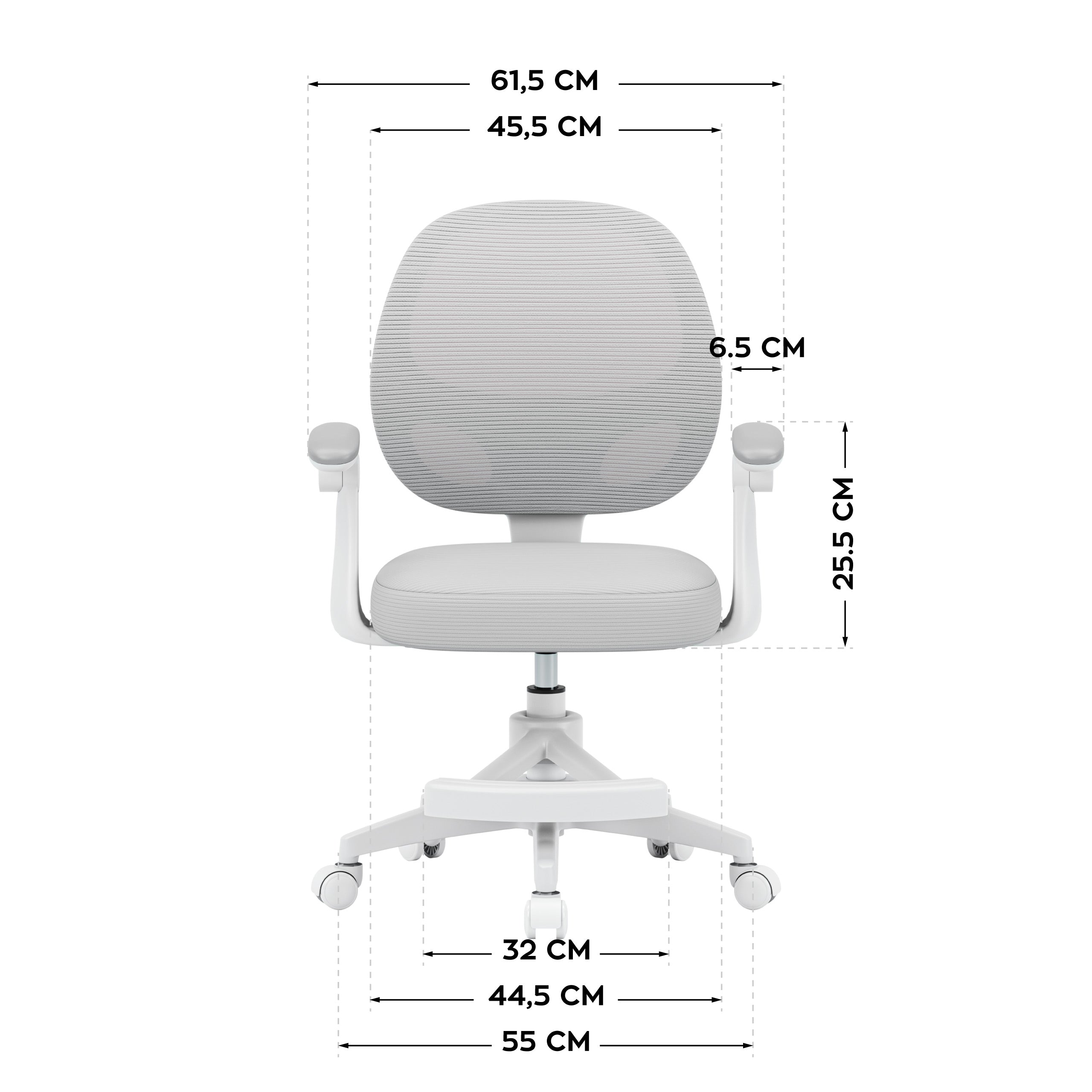 OUTLET Silla giratoria para niños Mark Adler Junior 3.1 Grey