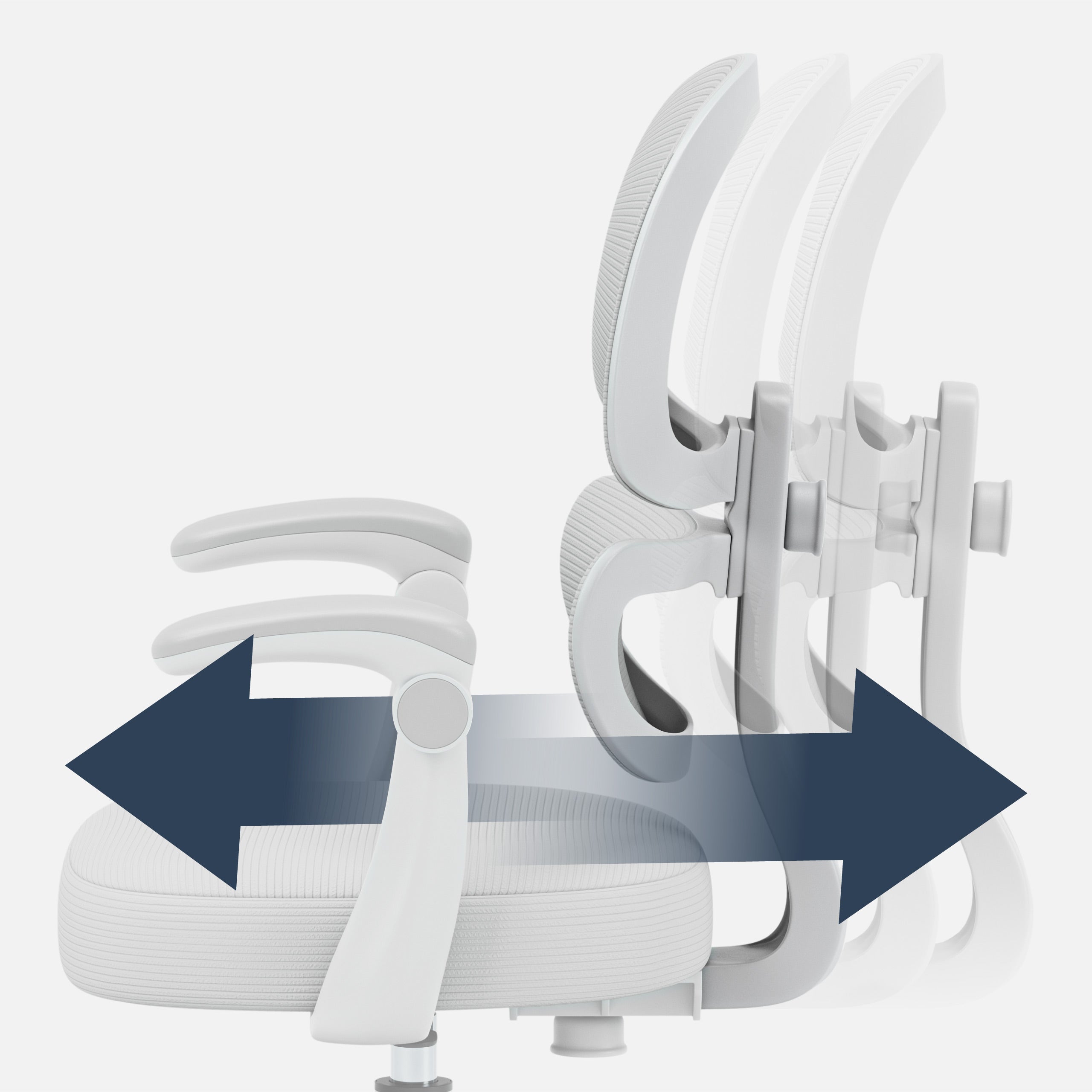 Profundidad del asiento regulable