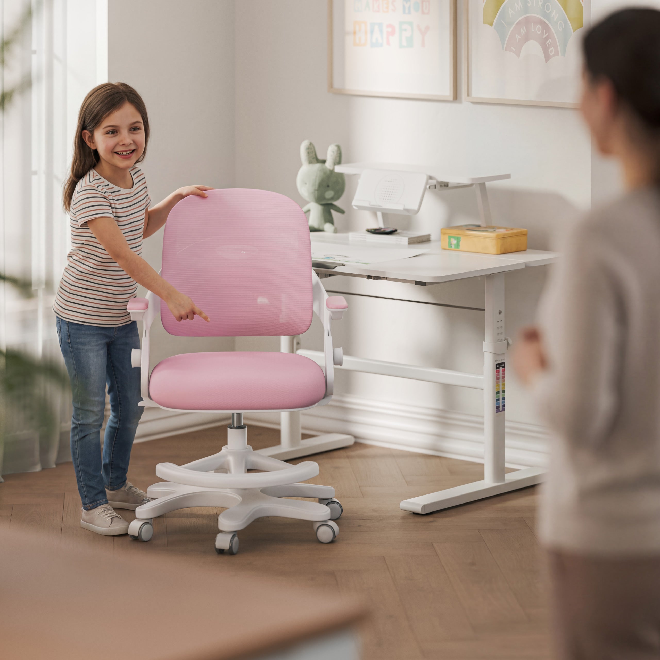 OUTLET Sillón de escritorio para niños Mark Adler Junior 4.3 Rosa