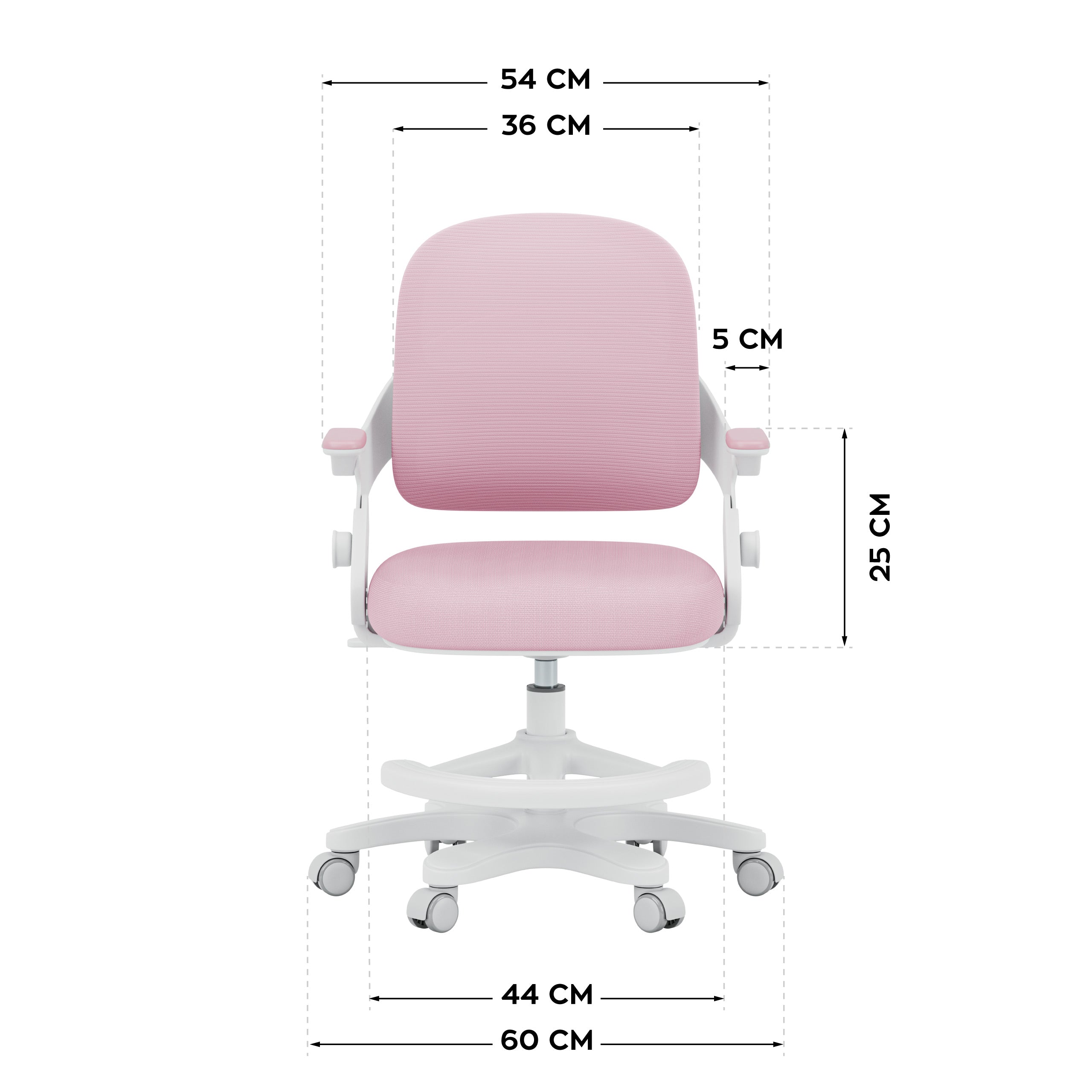 Sillón de escritorio para niños Mark Adler Junior 4.3 Rosa