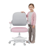 Sillón de escritorio para niños Mark Adler Junior 4.3 rosa-gris