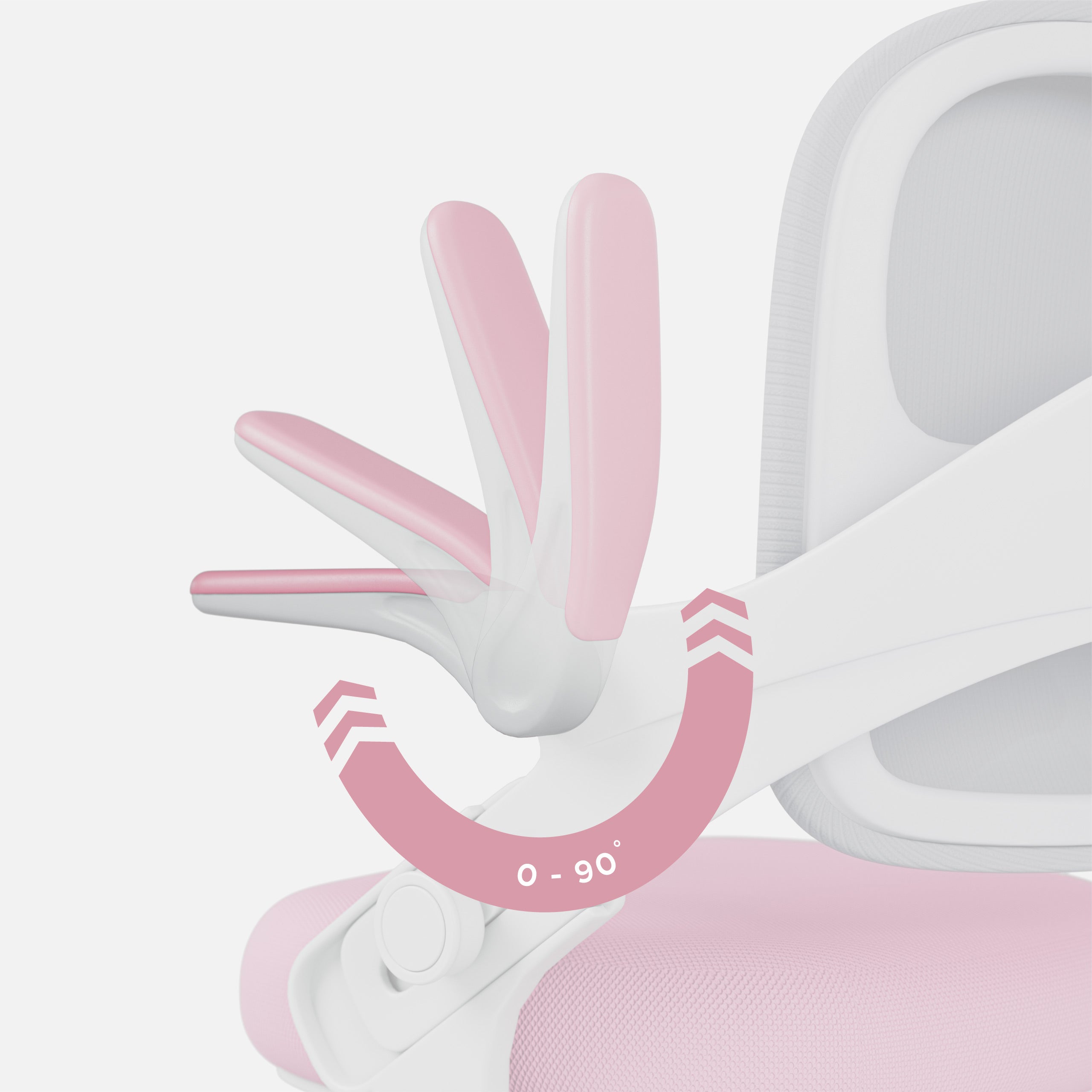 OUTLET Silla de escritorio para niños Mark Adler Junior 4.3 Rosa-gris