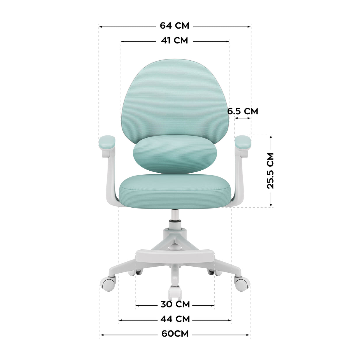 Sillón ajustable para niños Mark Adler Junior 4.5 Mint