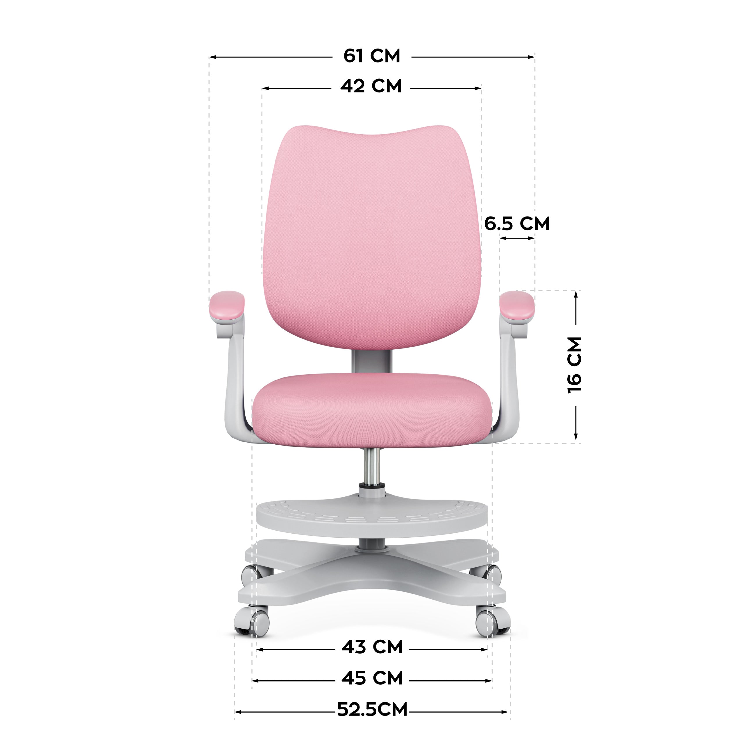 Sillón ergonómico para niños Mark Adler Junior 4.6 Pink
