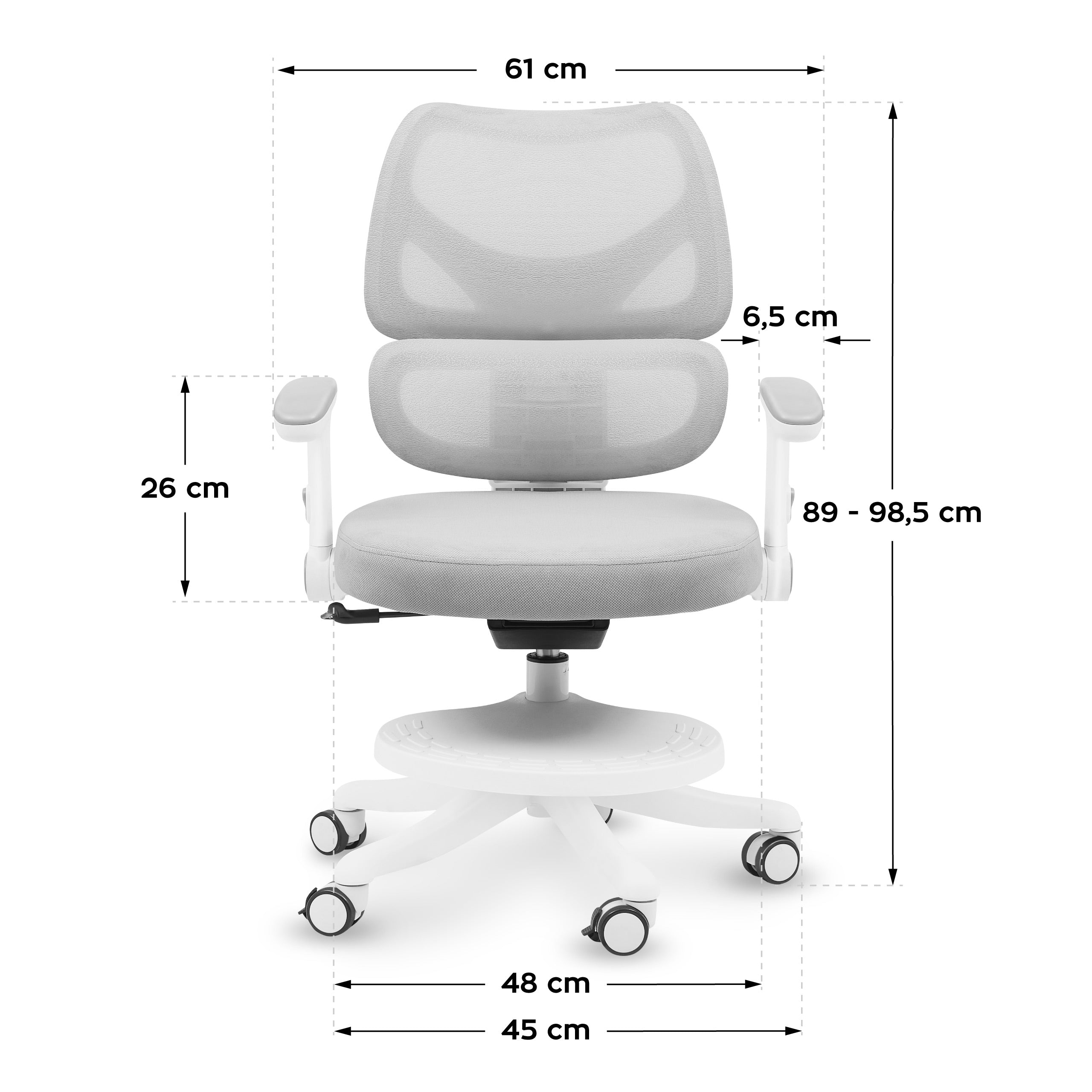 Sillón giratorio Mark Adler Junior 5.3 Grey