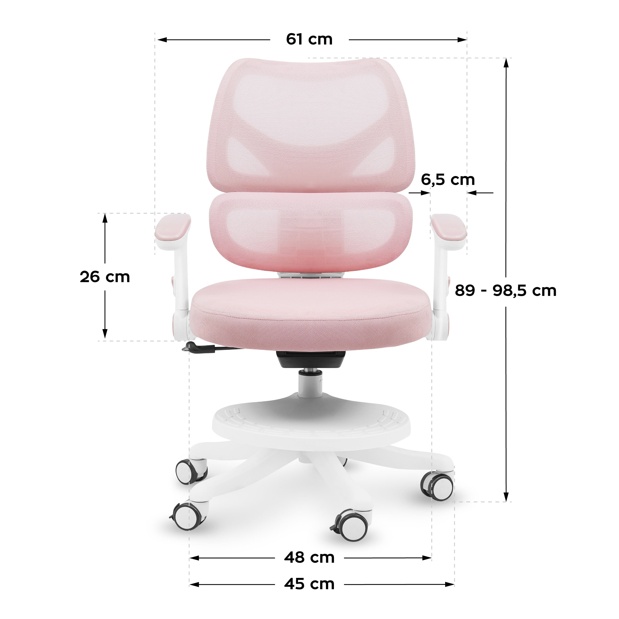 Sillón giratorio Mark Adler Junior 5.3 Rosa