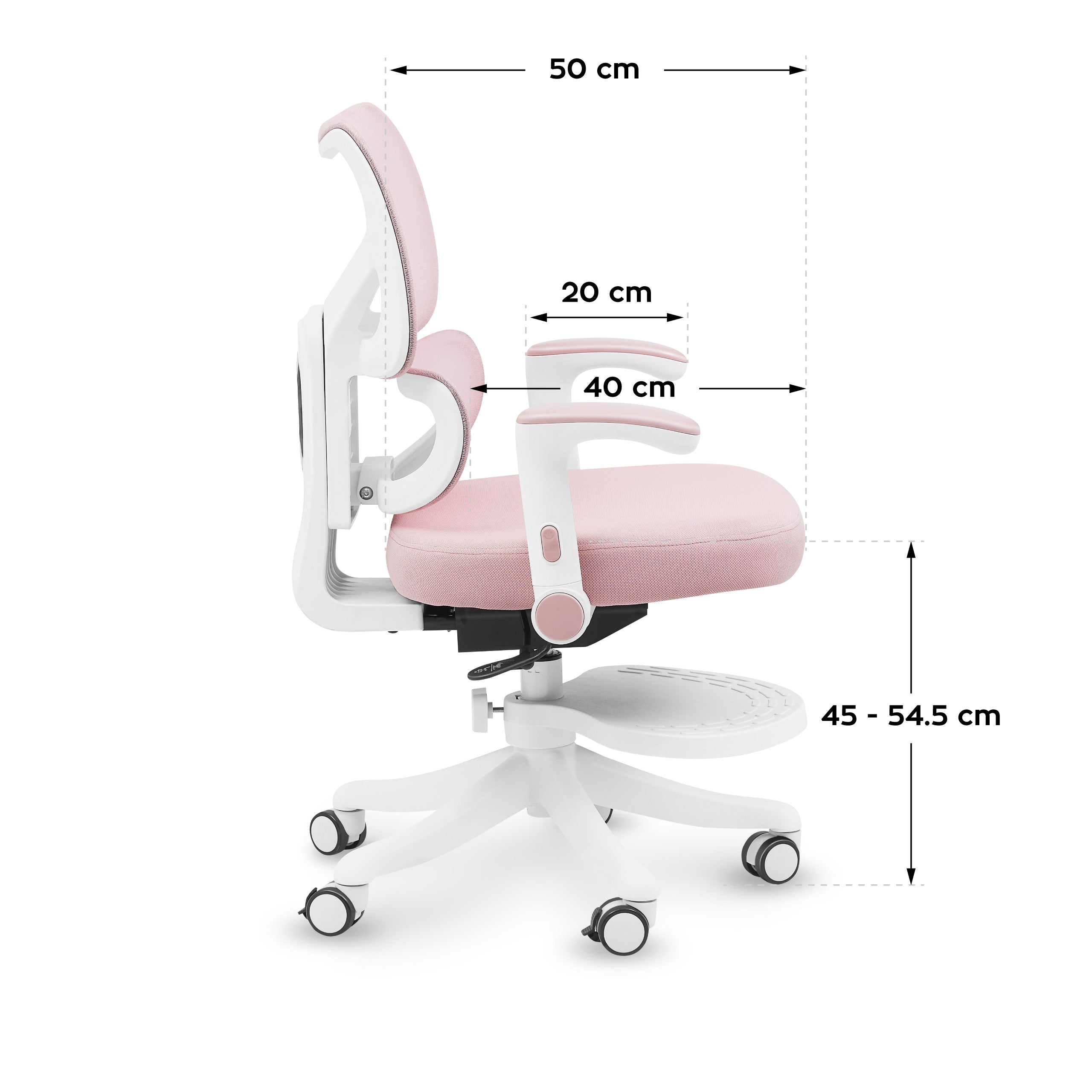 Sillón giratorio Mark Adler Junior 5.3 Rosa
