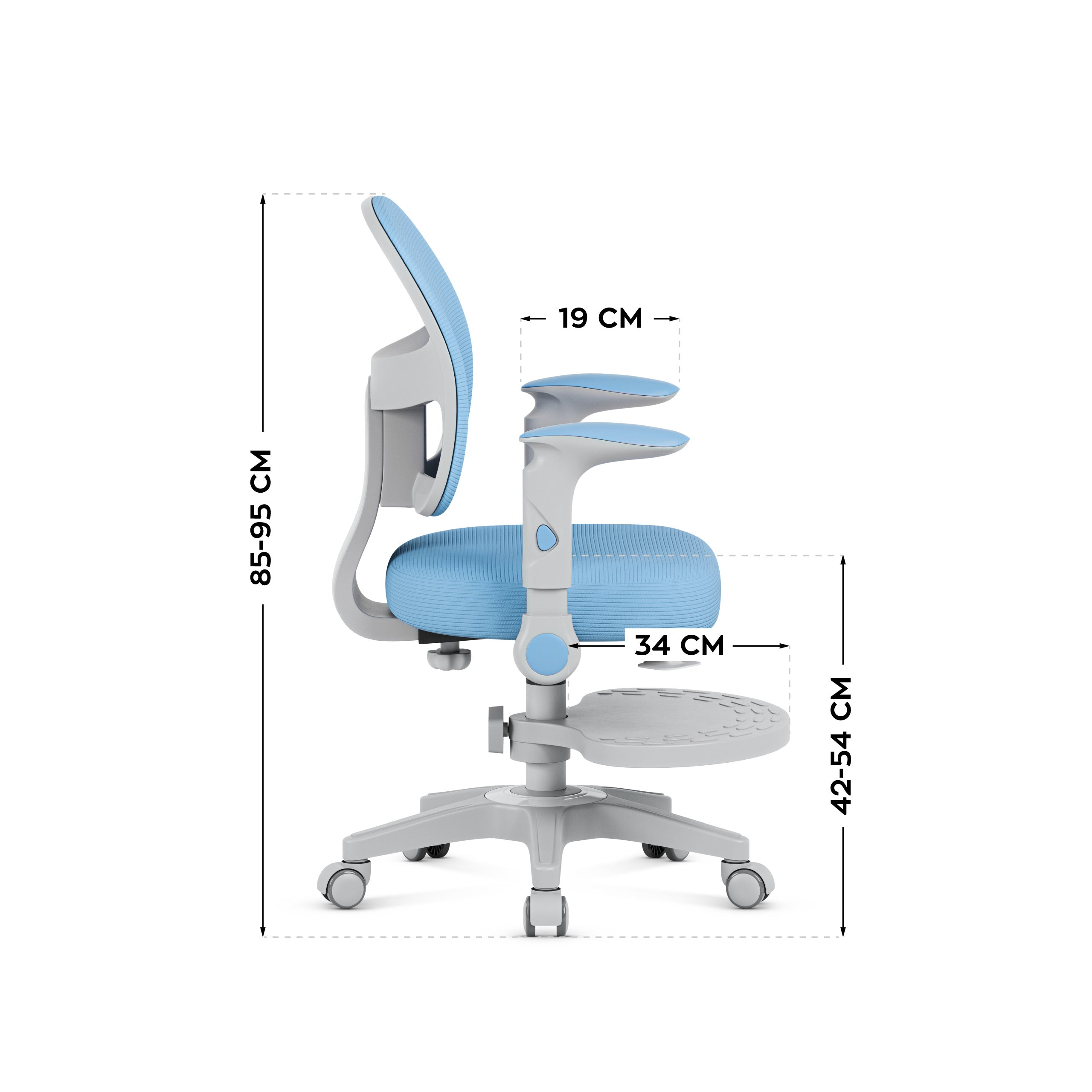 OUTLET Sillón ajustable para niños Mark Adler Junior 5.0 Blue