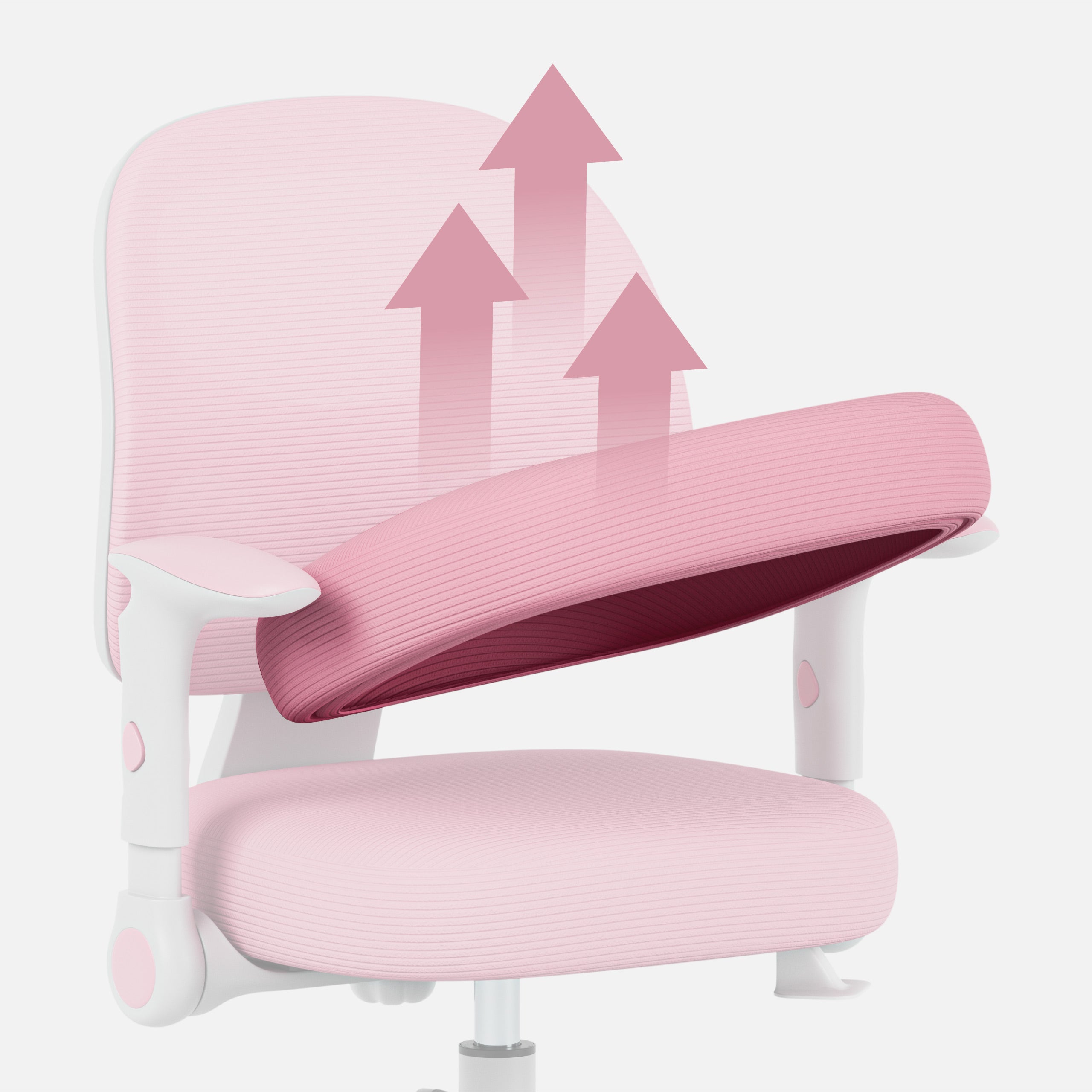 Sillón ajustable para niños Mark Adler Junior 5.0 Rosa