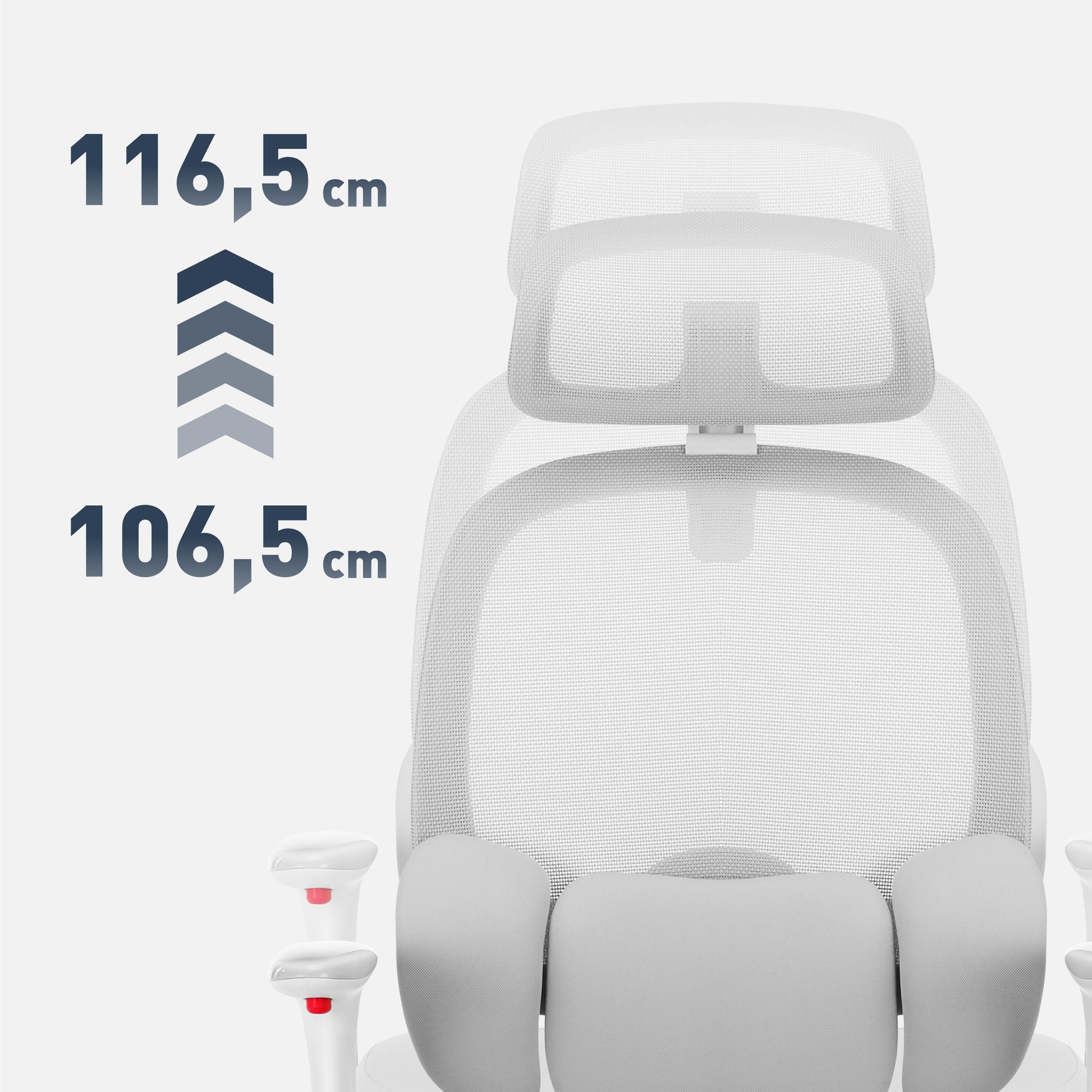 Altura ajustable: se adapta perfectamente al escritorio