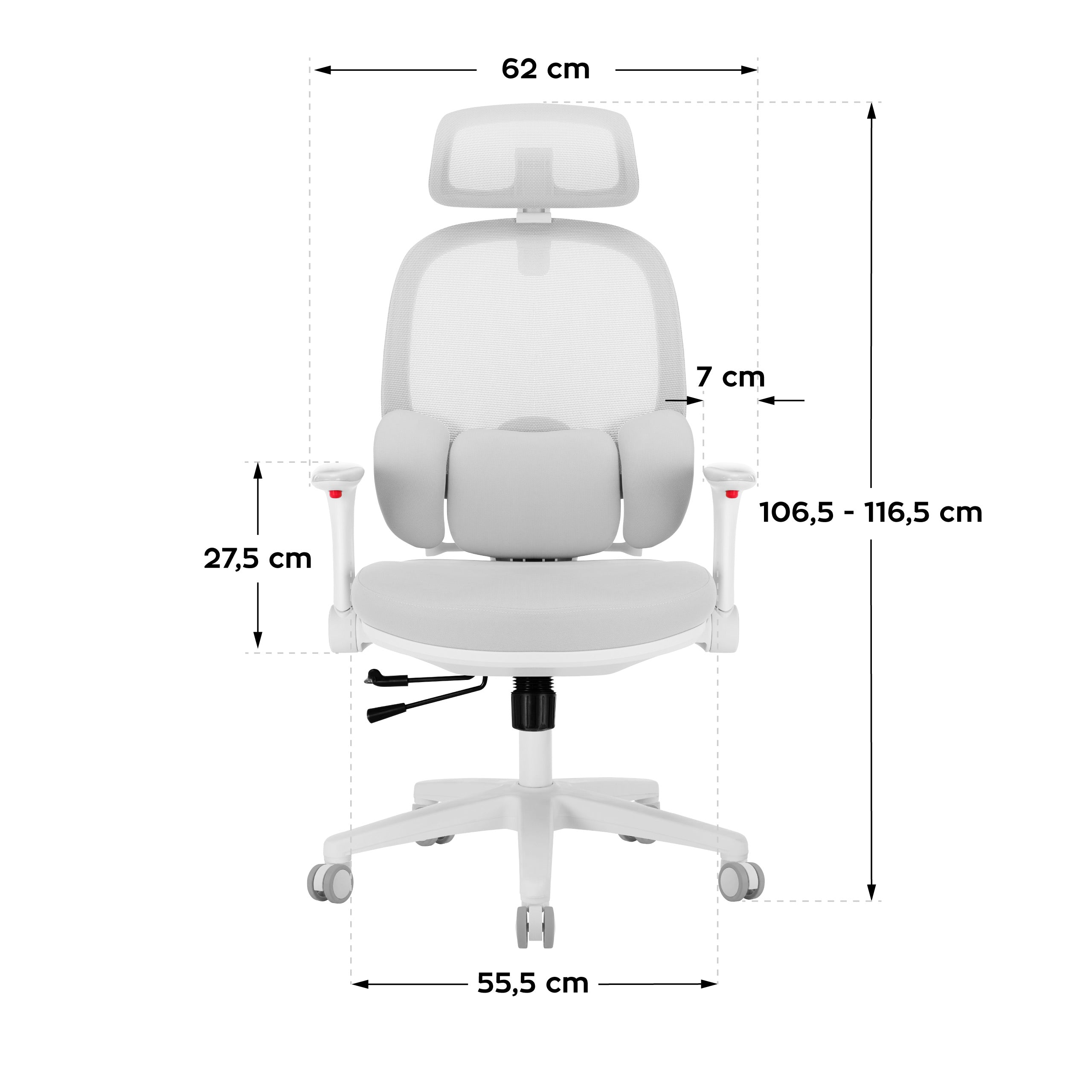 Sillón ergonómico para niños Mark Adler Junior 6.3 Grey