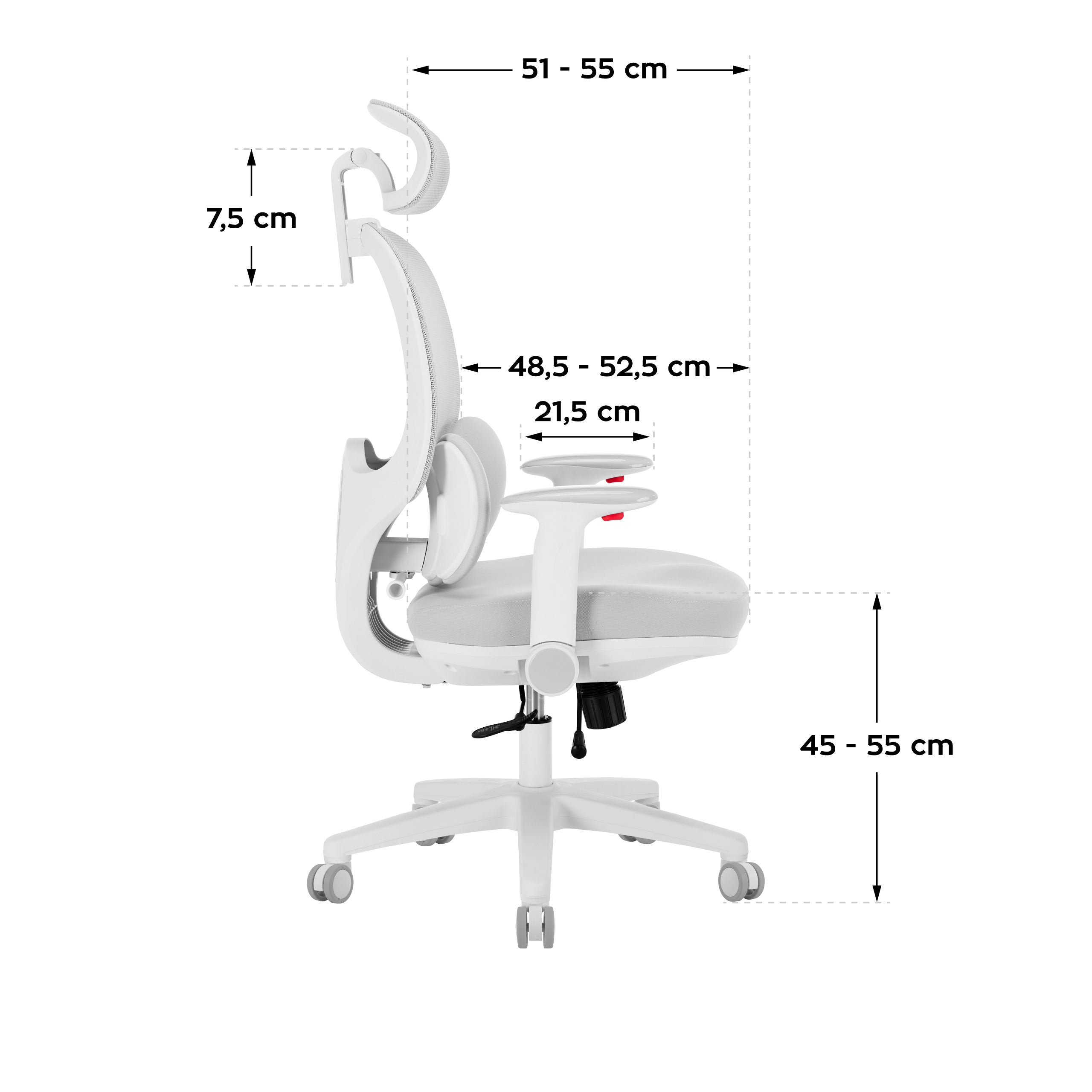 Sillón ergonómico para niños Mark Adler Junior 6.3 Grey