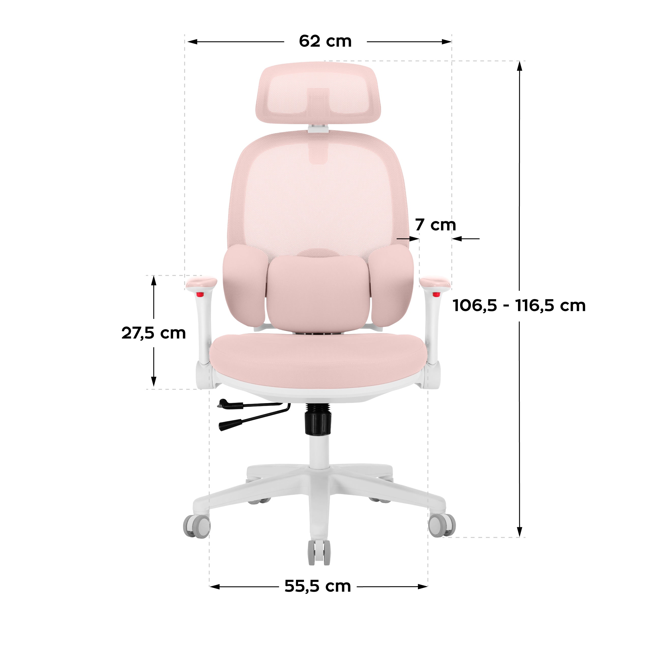 Sillón ergonómico para niños Mark Adler Junior 6.3 Pink
