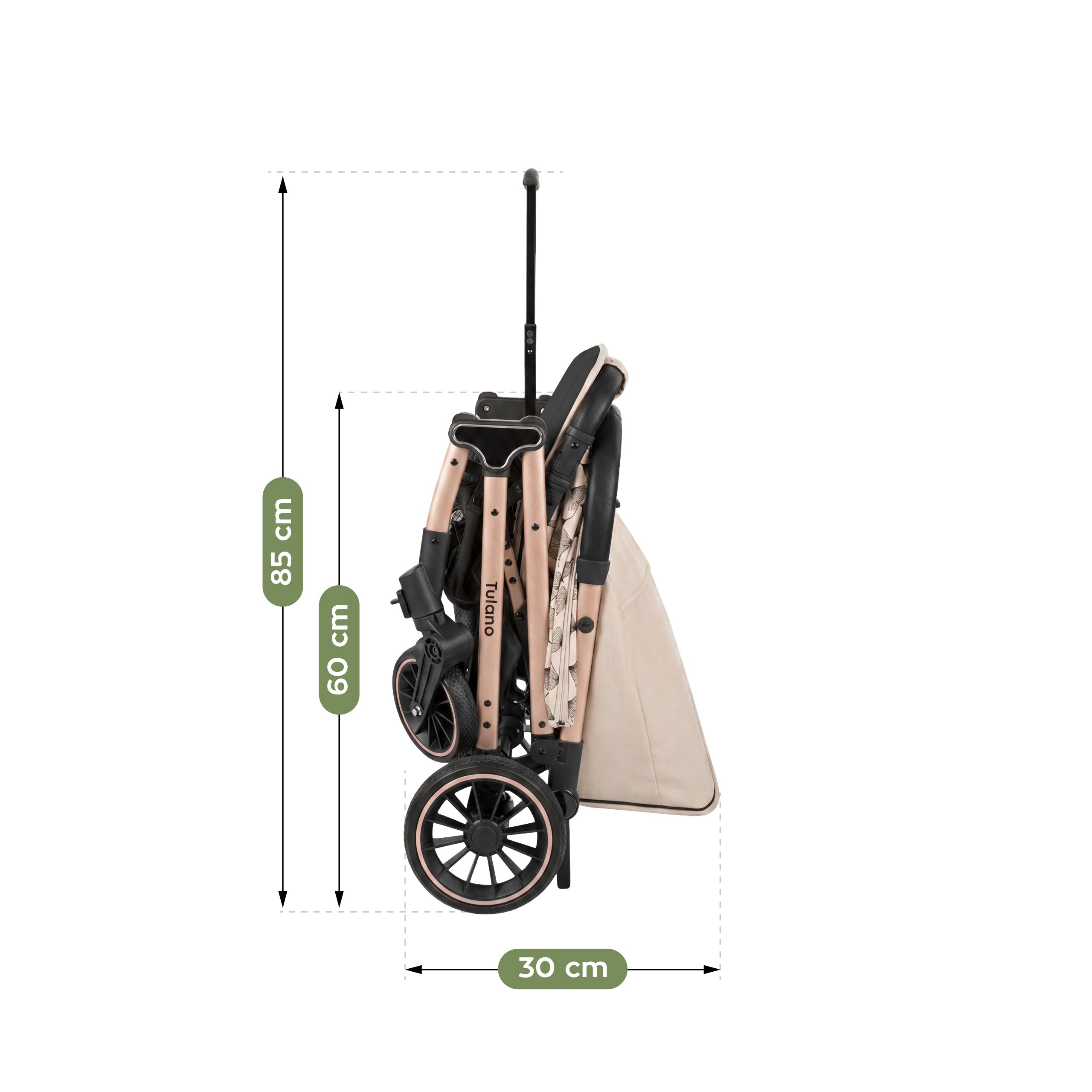 Cochecito Tulano Lagos 35 Beige Gold