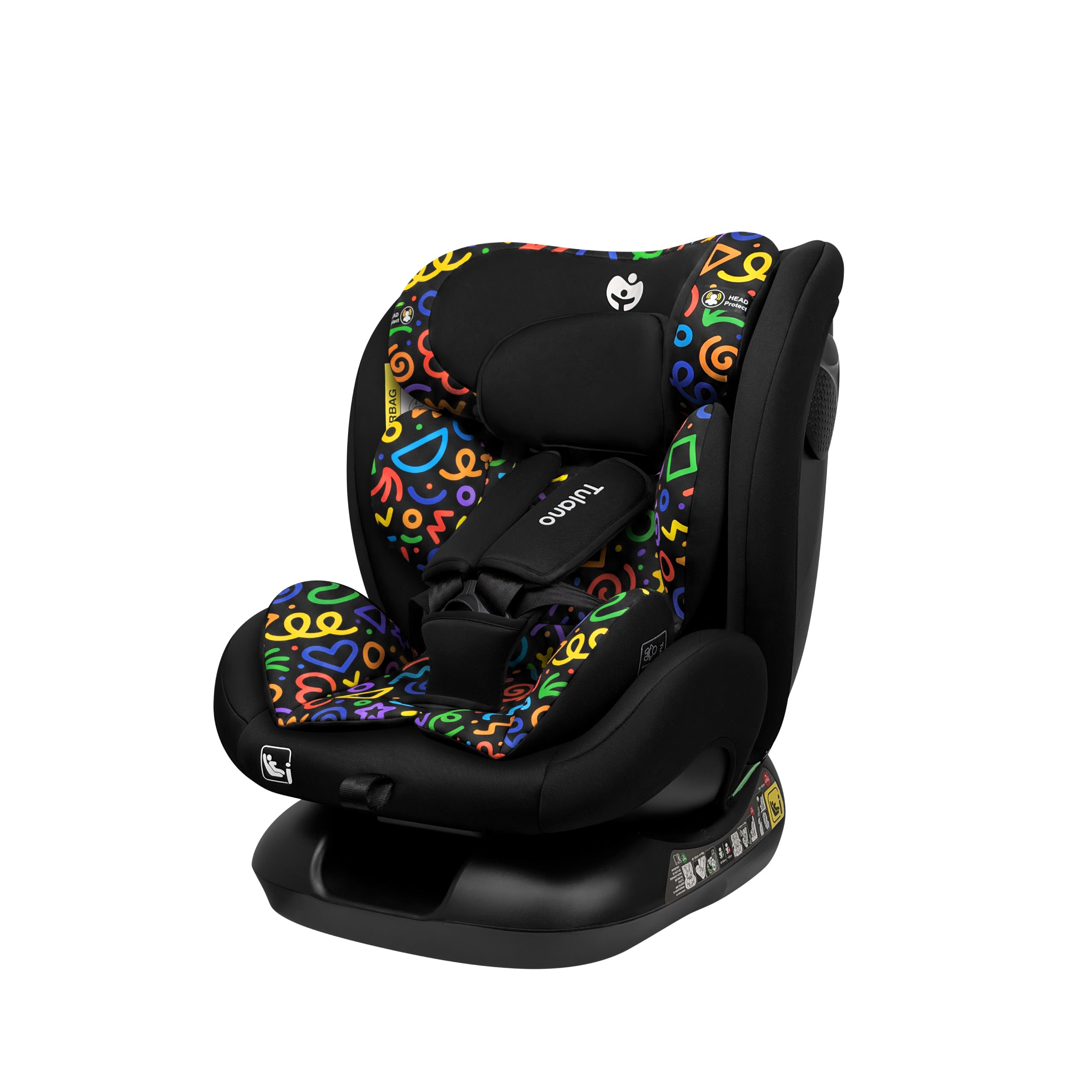 Silla de coche para niños Tulano Loom 15 Black Loco