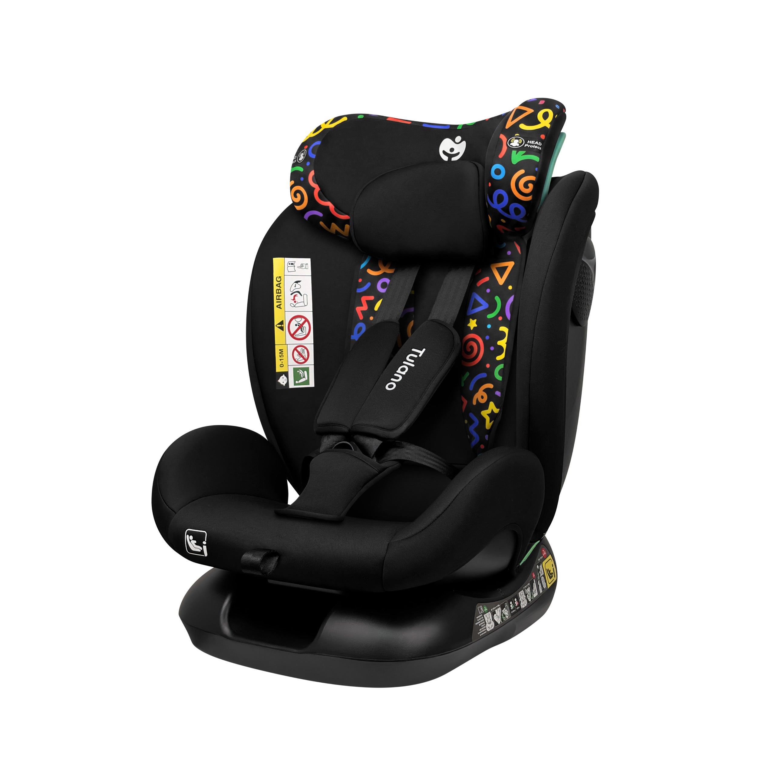 Silla de coche para niños Tulano Loom 15 Black Loco