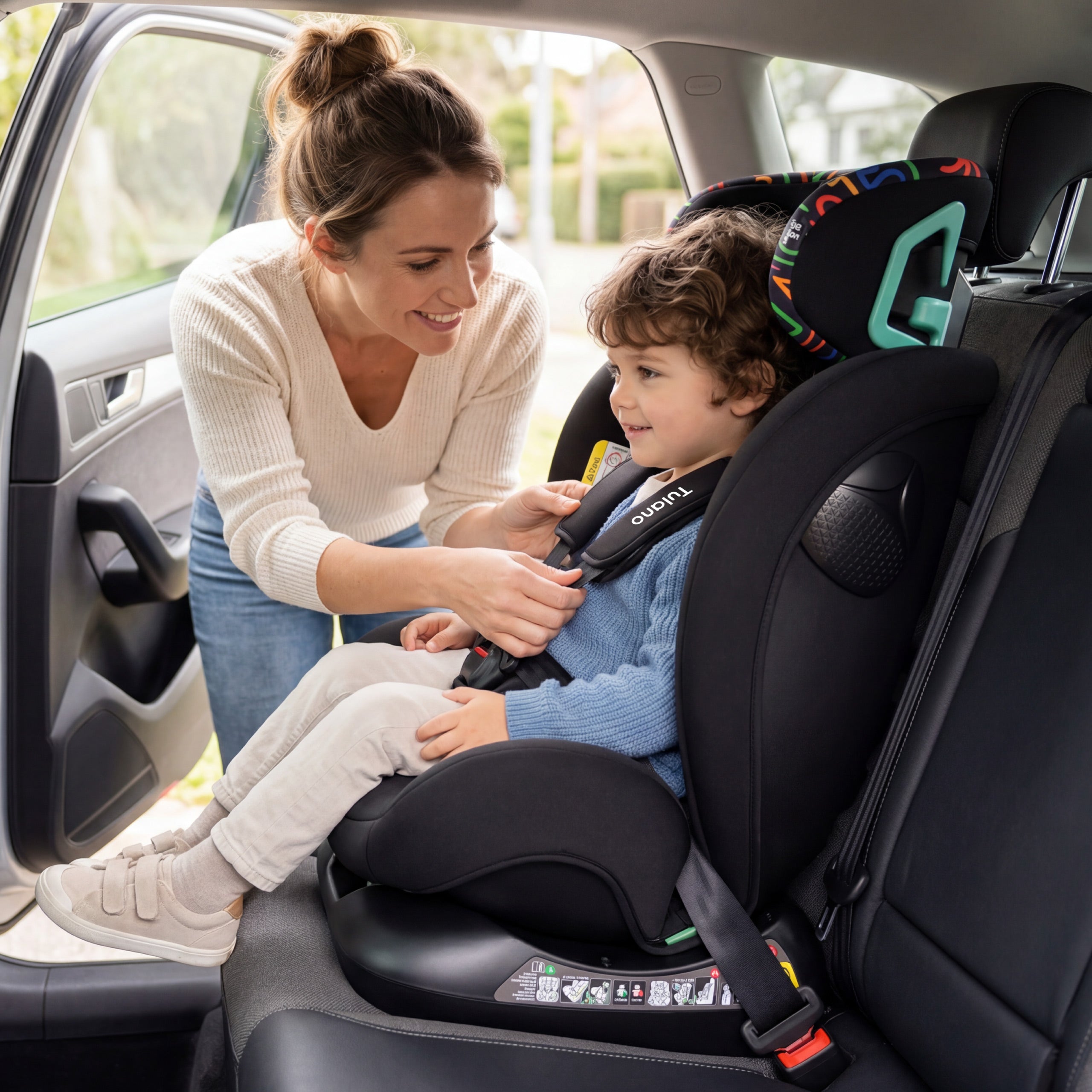 Silla de coche para niños Tulano Loom 15 Black Loco