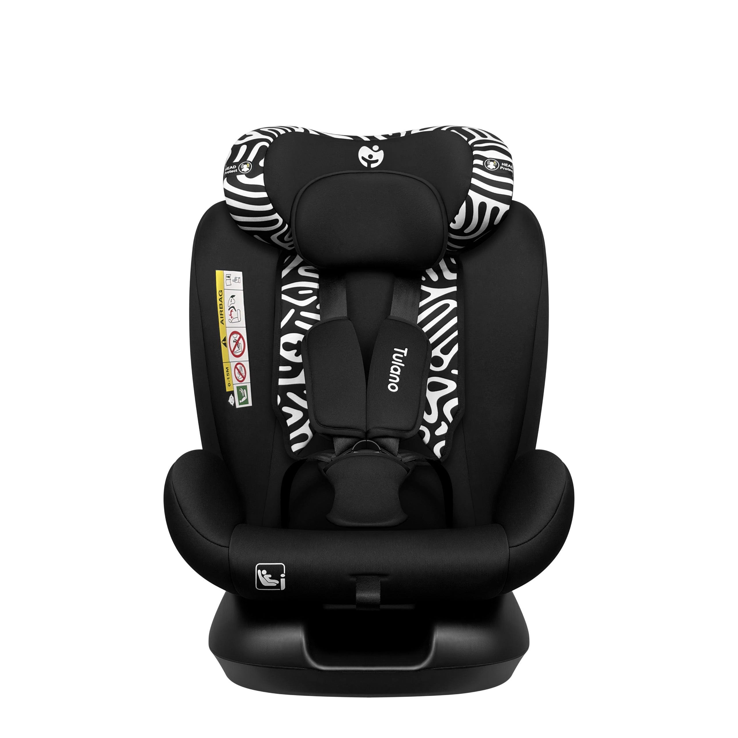 Silla de coche para niños Tulano Loom 15 Black Mono