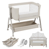 Cuna auxiliar 3 en 1 Tulano Dream 50 Beige