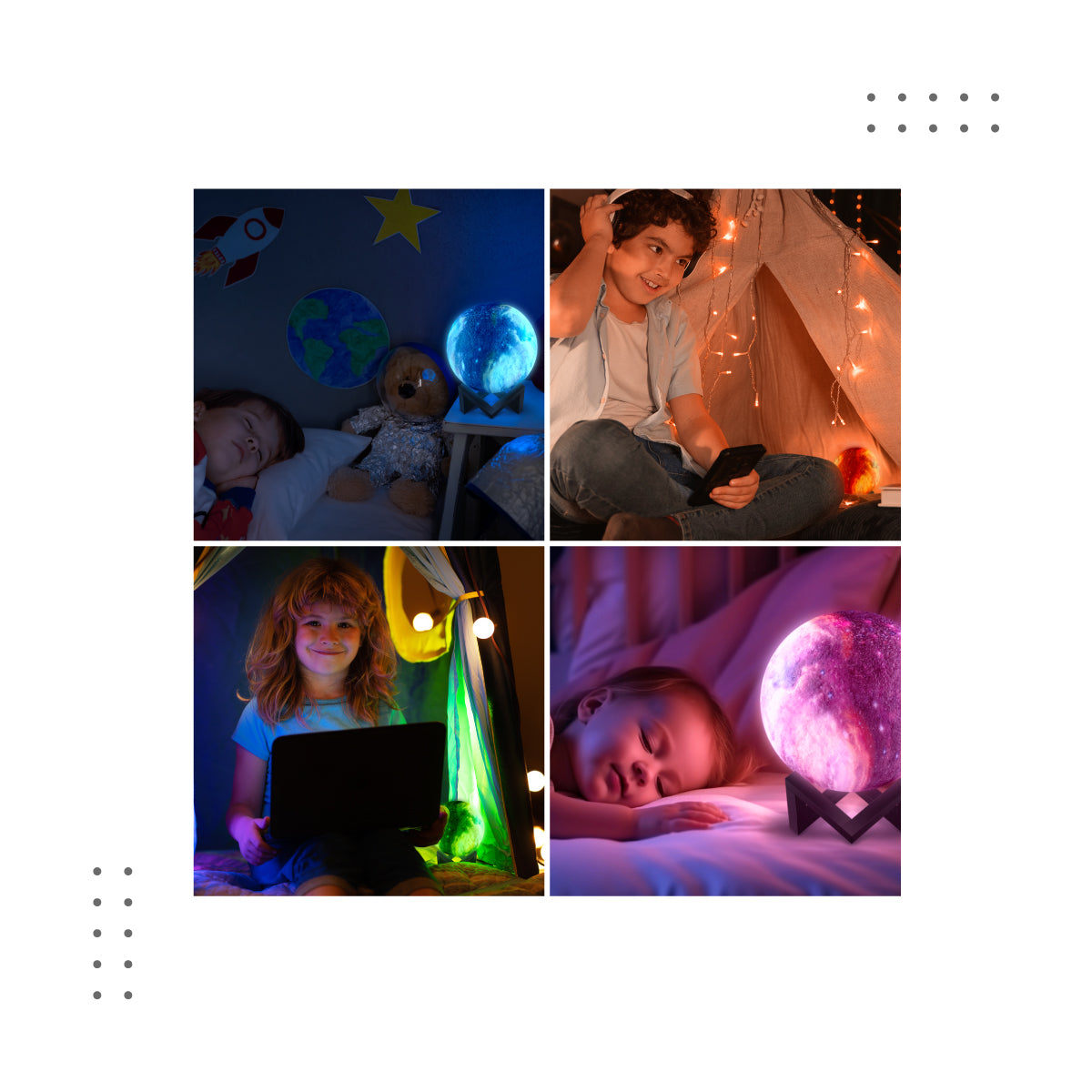 Ideal no solo para la habitación de los niños
