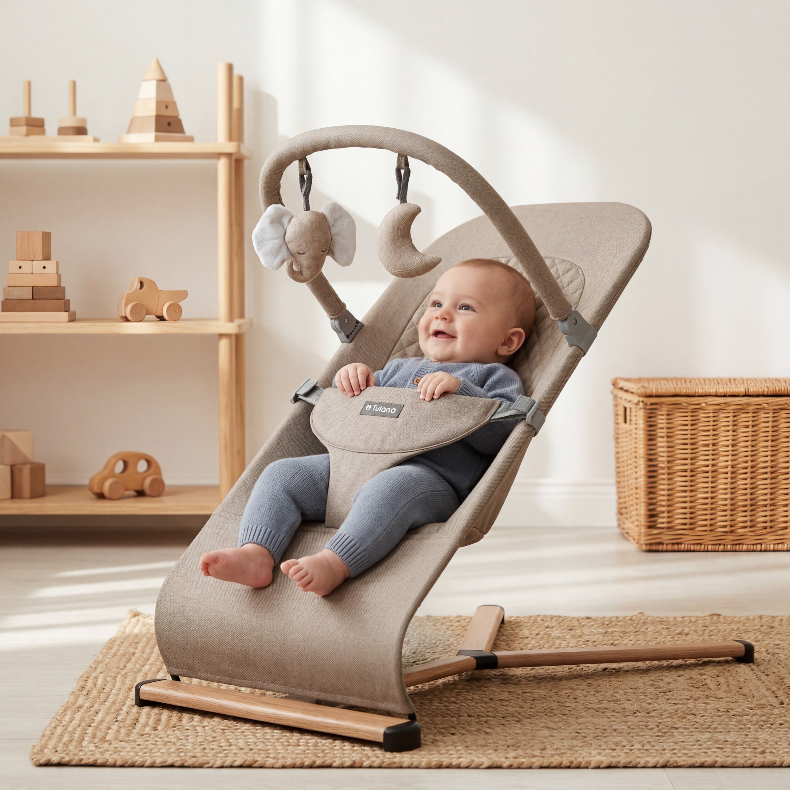 Sillita balancín Tulano Moon 30 Beige