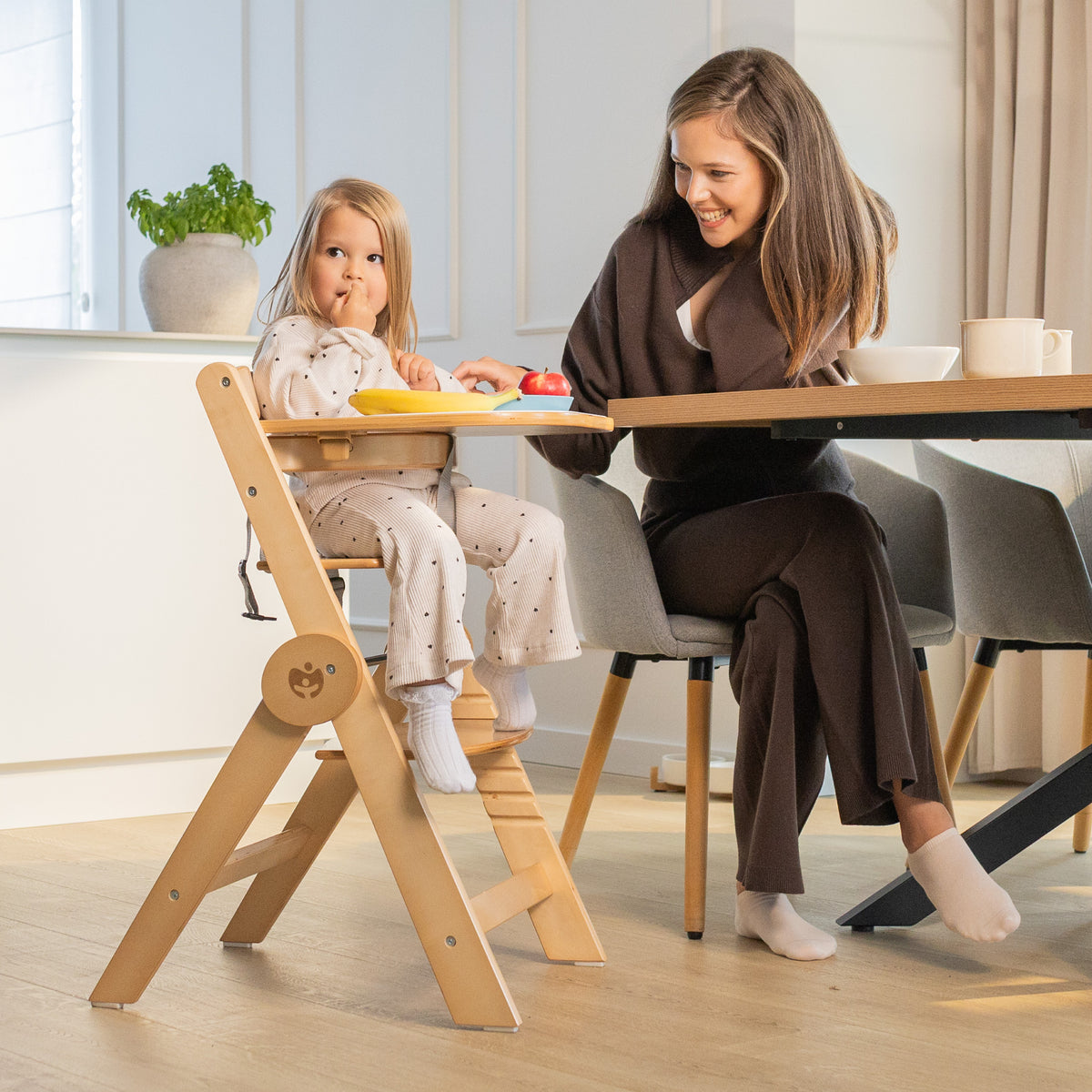 Trona de madera Tulano Morsel 45 Natural