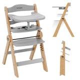 Trona de madera Tulano Morsel 45 Natural-Grey