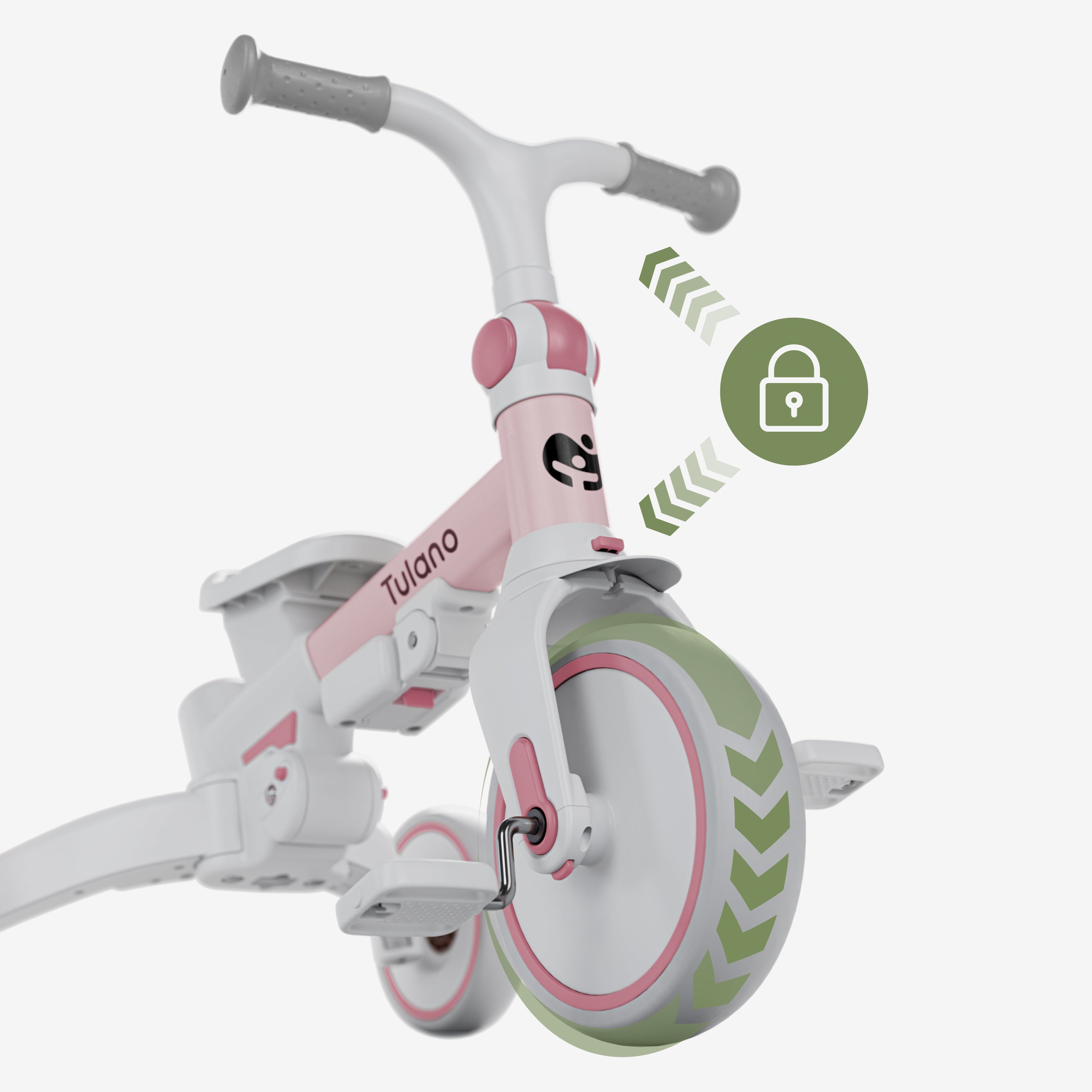Triciclo Tulano 4 en 1 Noah 35 Rosa