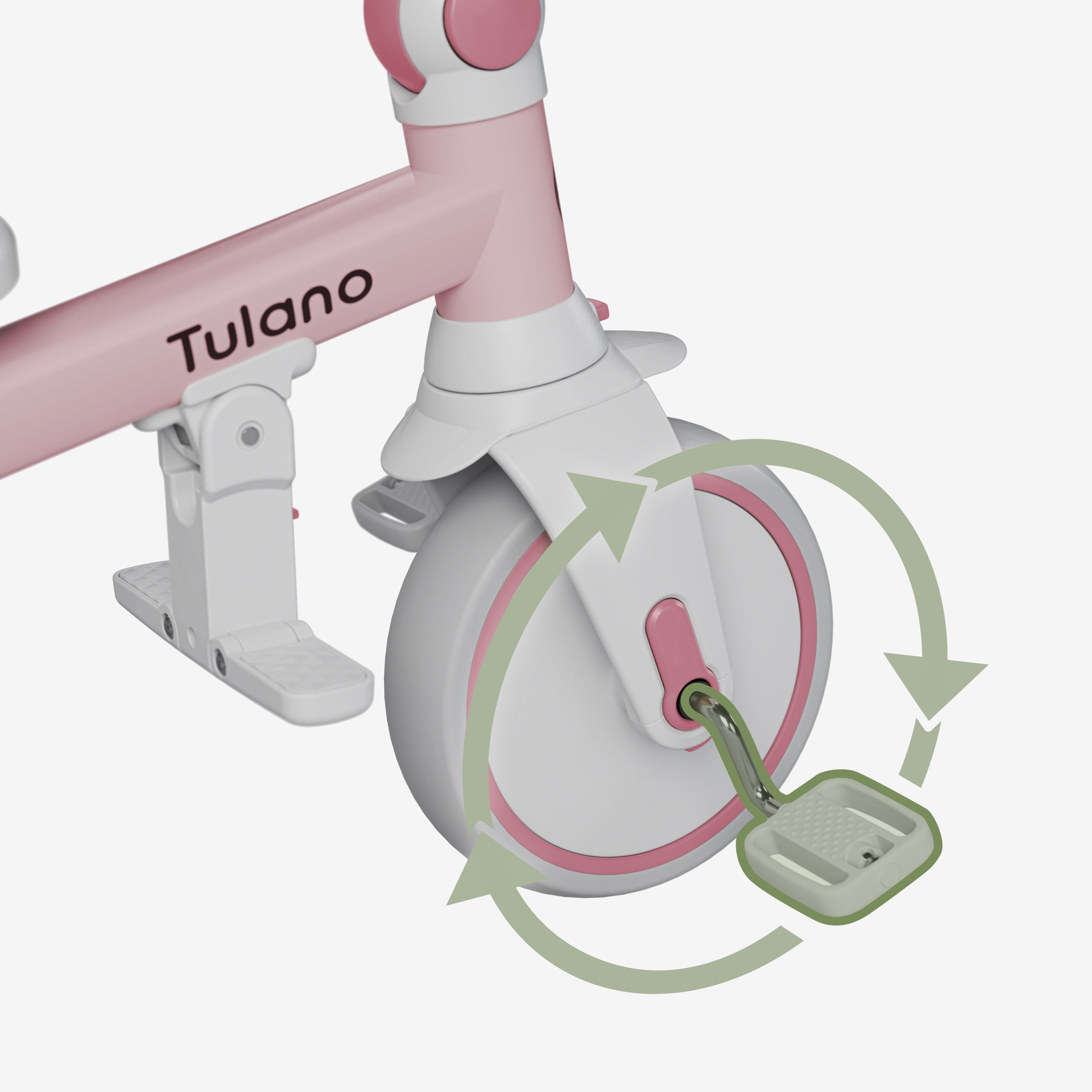 Triciclo Tulano 4 en 1 Noah 35 Rosa
