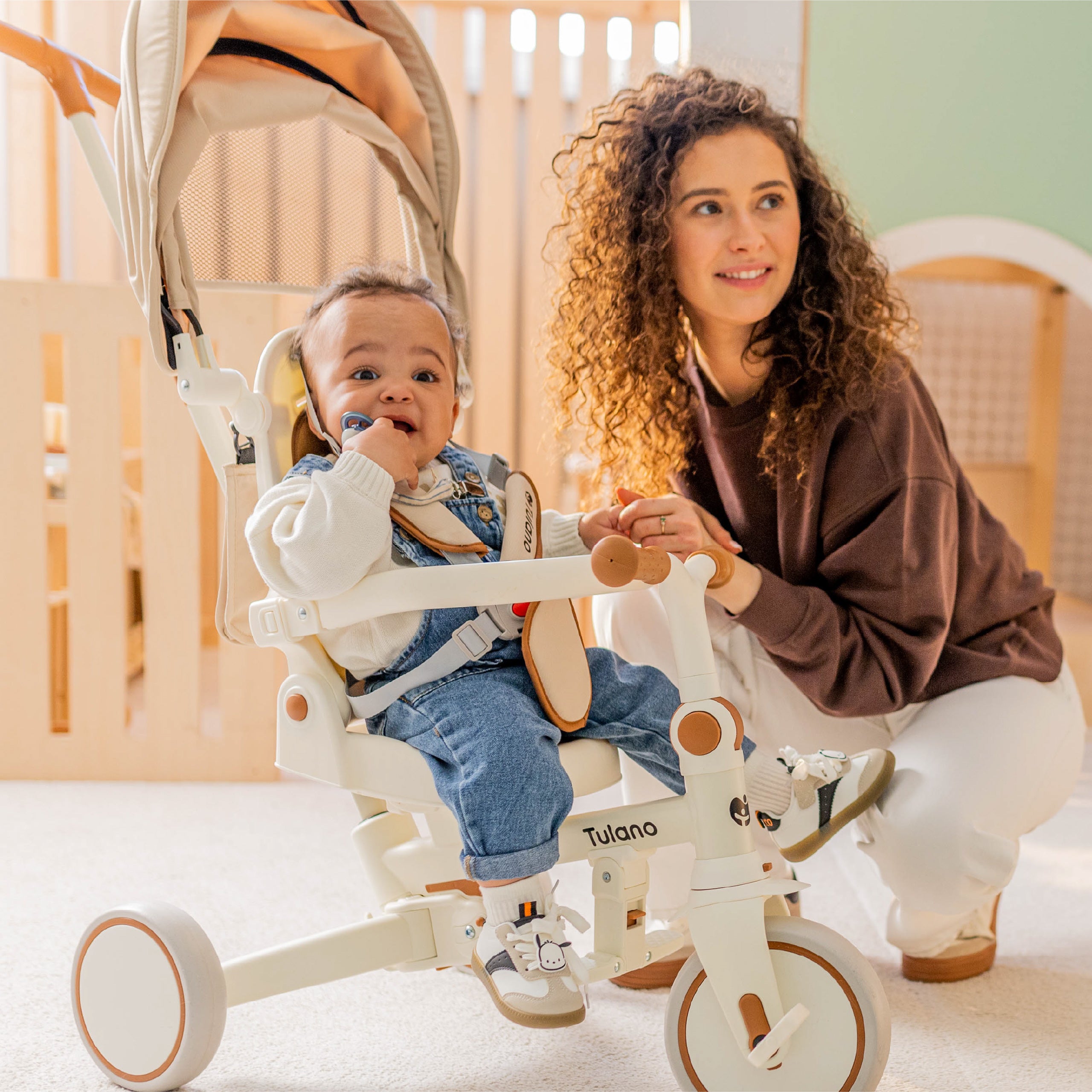 Triciclo Tulano 4 en 1 Noah 35 Beige