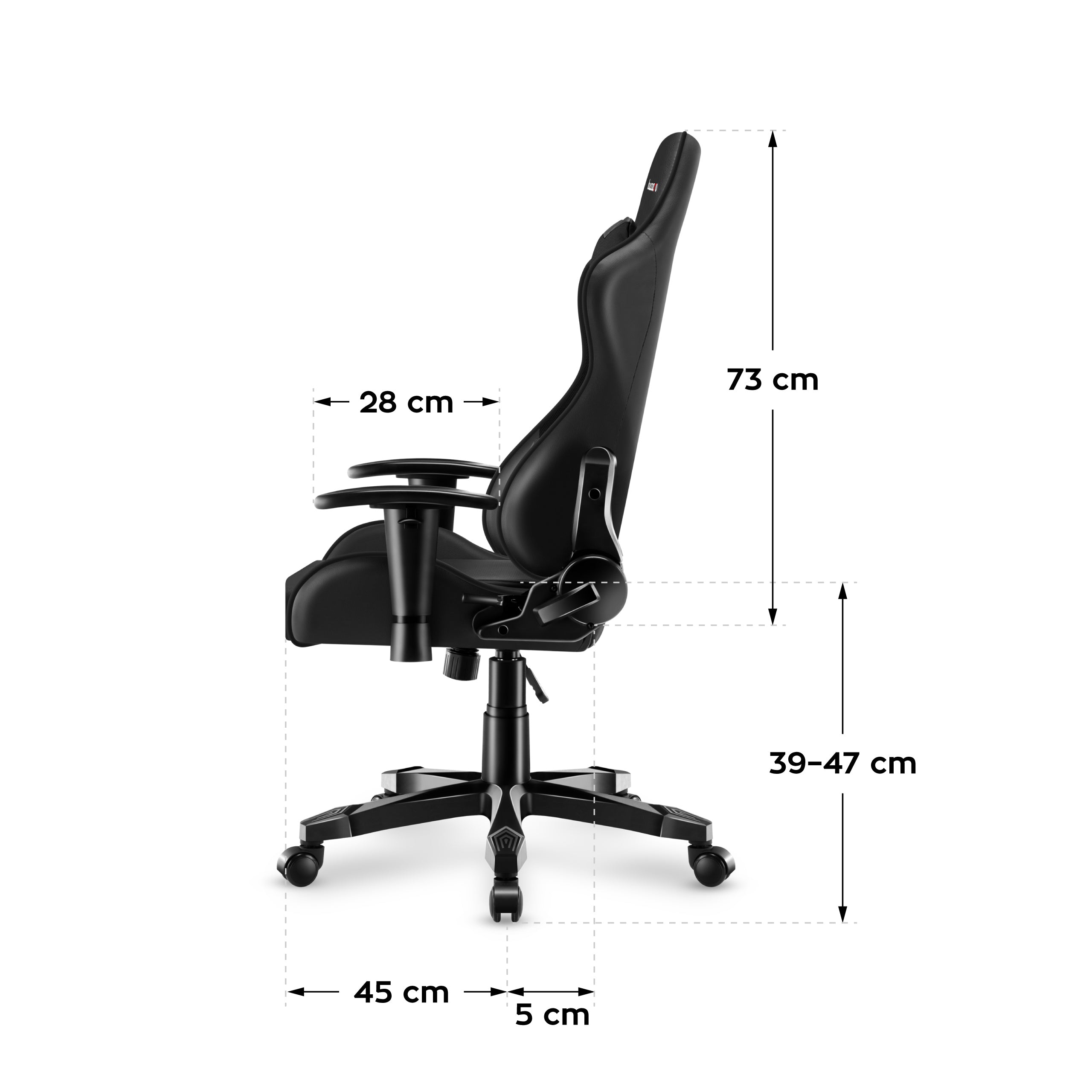 Sillón gaming para niños HUZARO RANGER 6.0 Negro