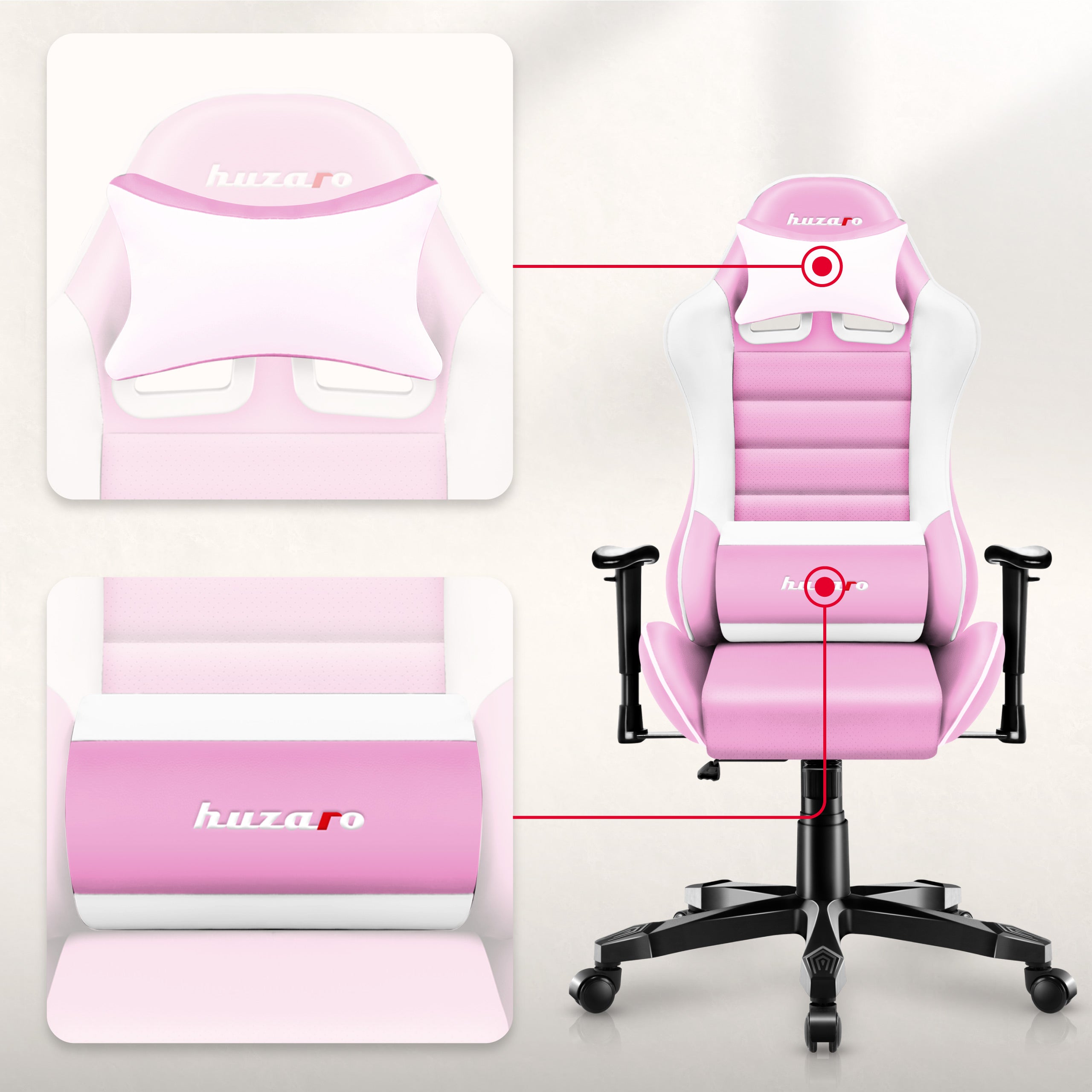 Cojín lumbar ajustable