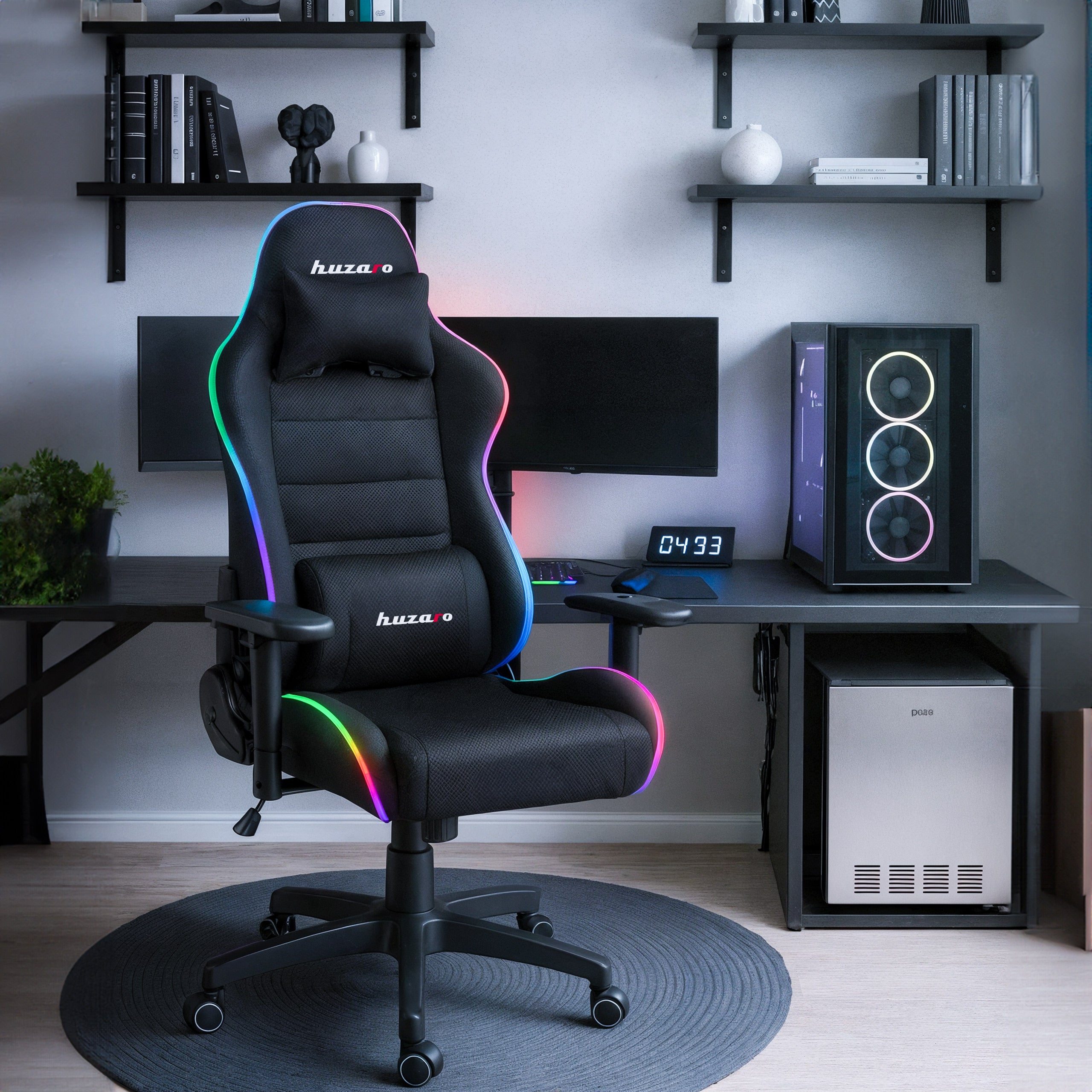 Sillón gaming para niños HUZARO RANGER 6.0 RGB Mesh