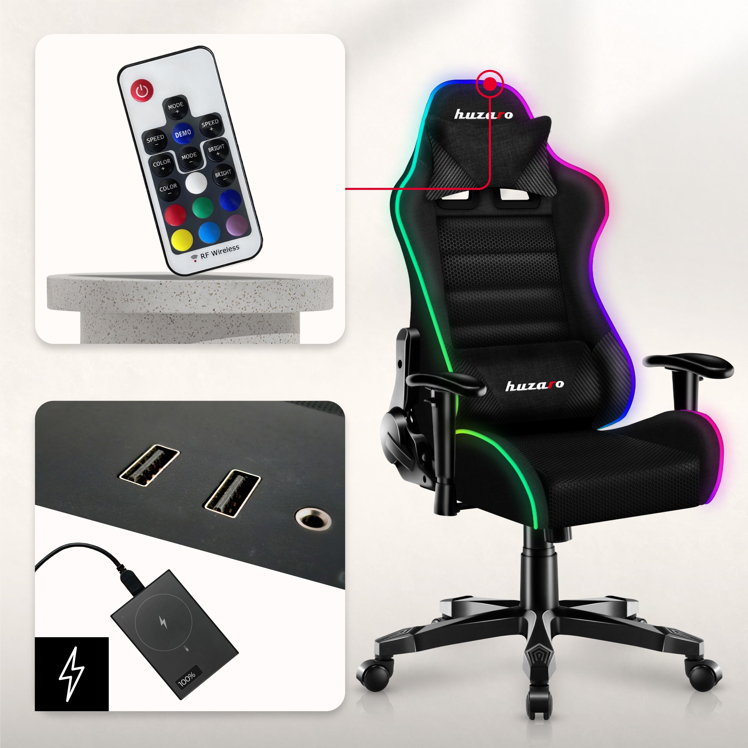 LED RGB controlados por mando a distancia
