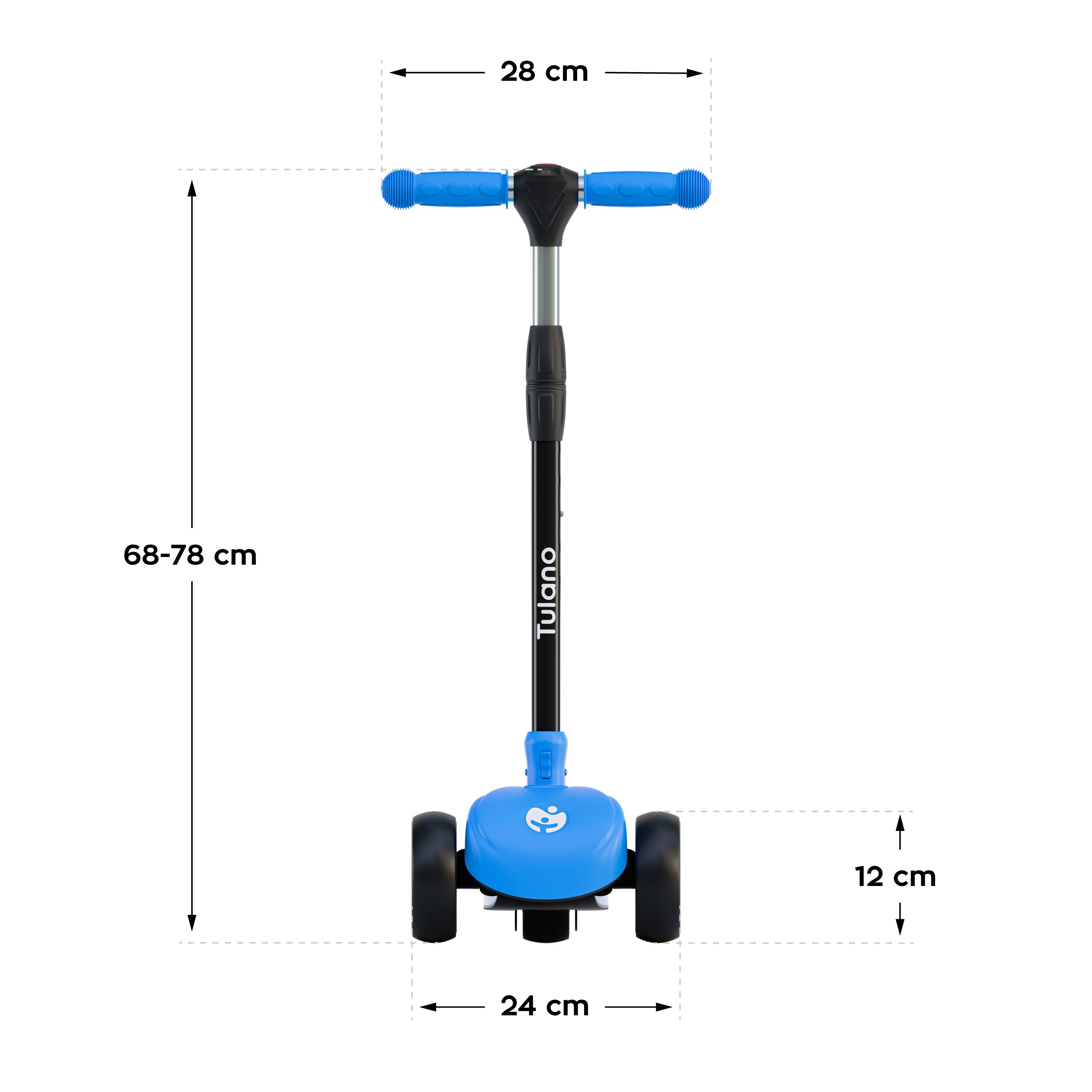 Patinete de equilibrio para niños LED Rookie 15 Blue