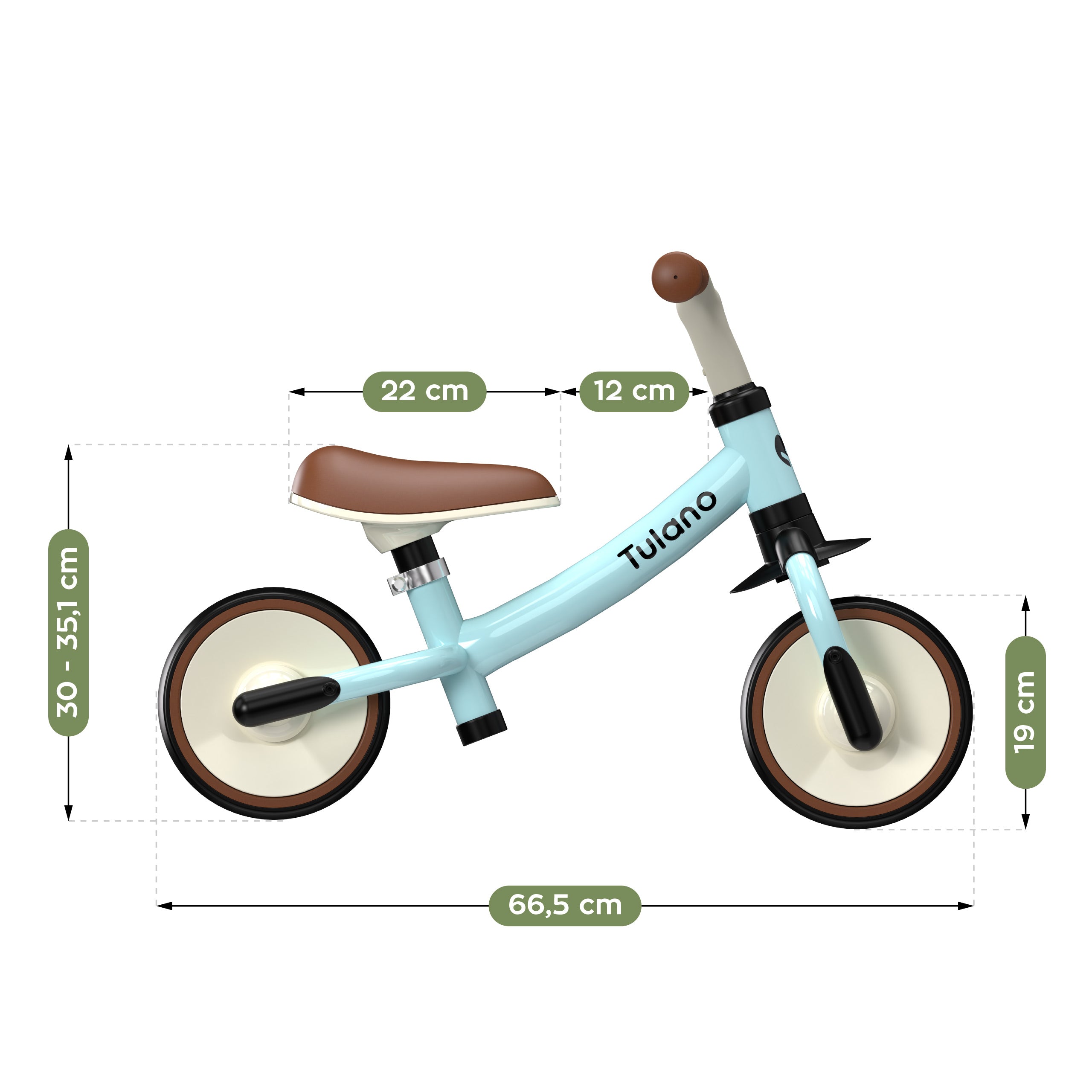 Bicicleta sin pedales Tulano Scout 15 Blue
