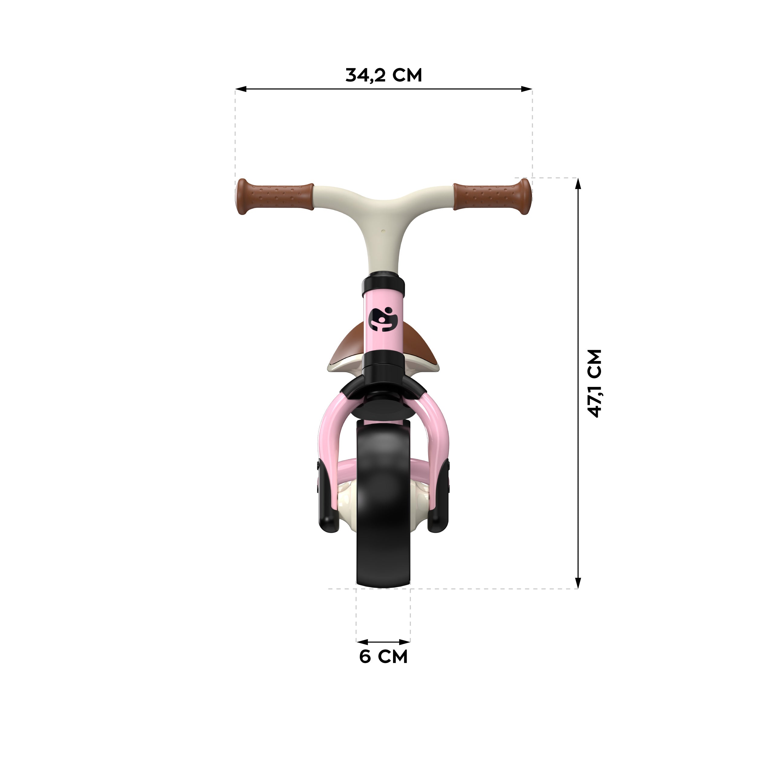 Bicicleta sin pedales Tulano Scout 15 Pink