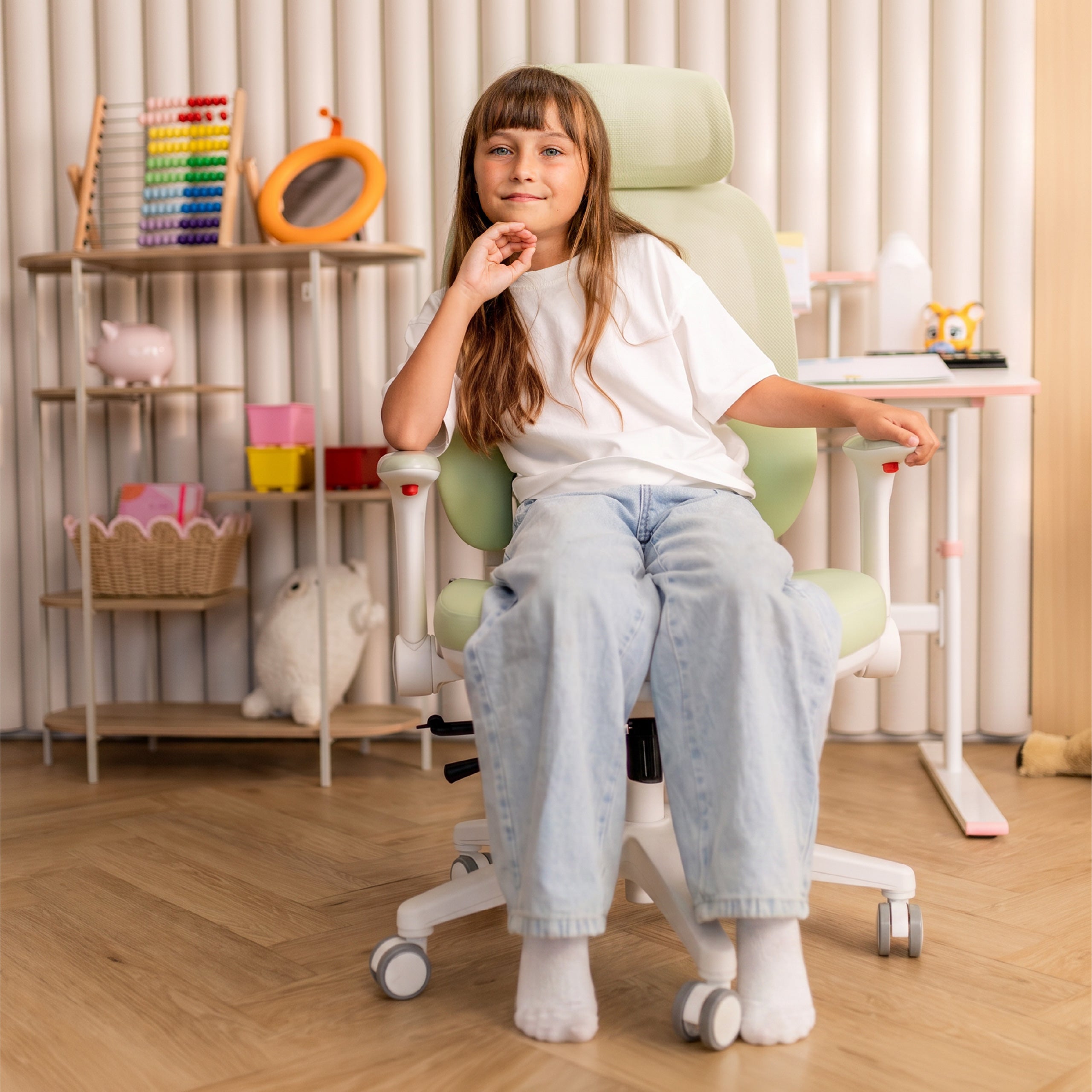 Silla ergonómica para niños Mark Adler Junior 6.3 Green