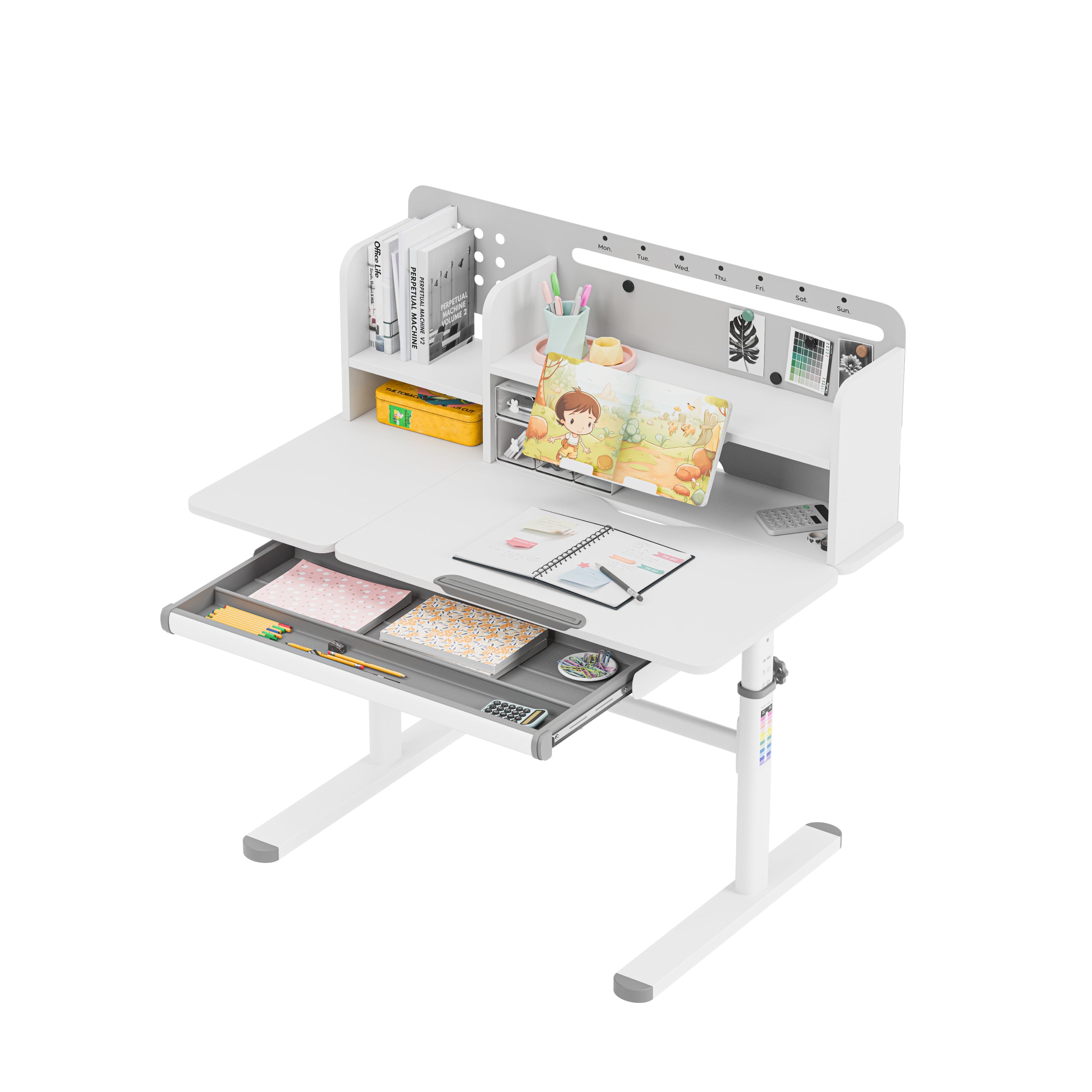 Escritorio infantil Mark Adler Study 5.7 Grey de 100 cm