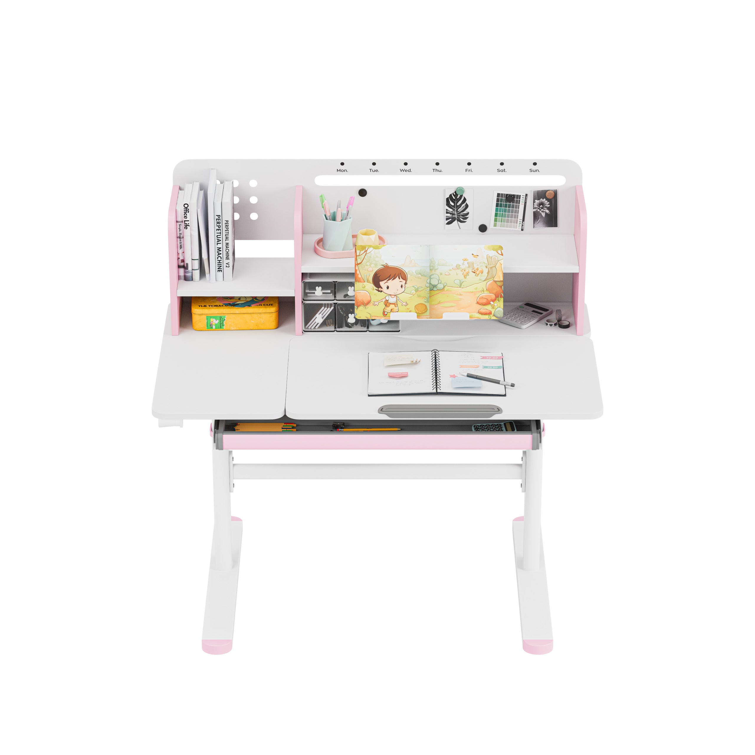 Escritorio infantil Mark Adler Study 5.7 Pink de 100 cm