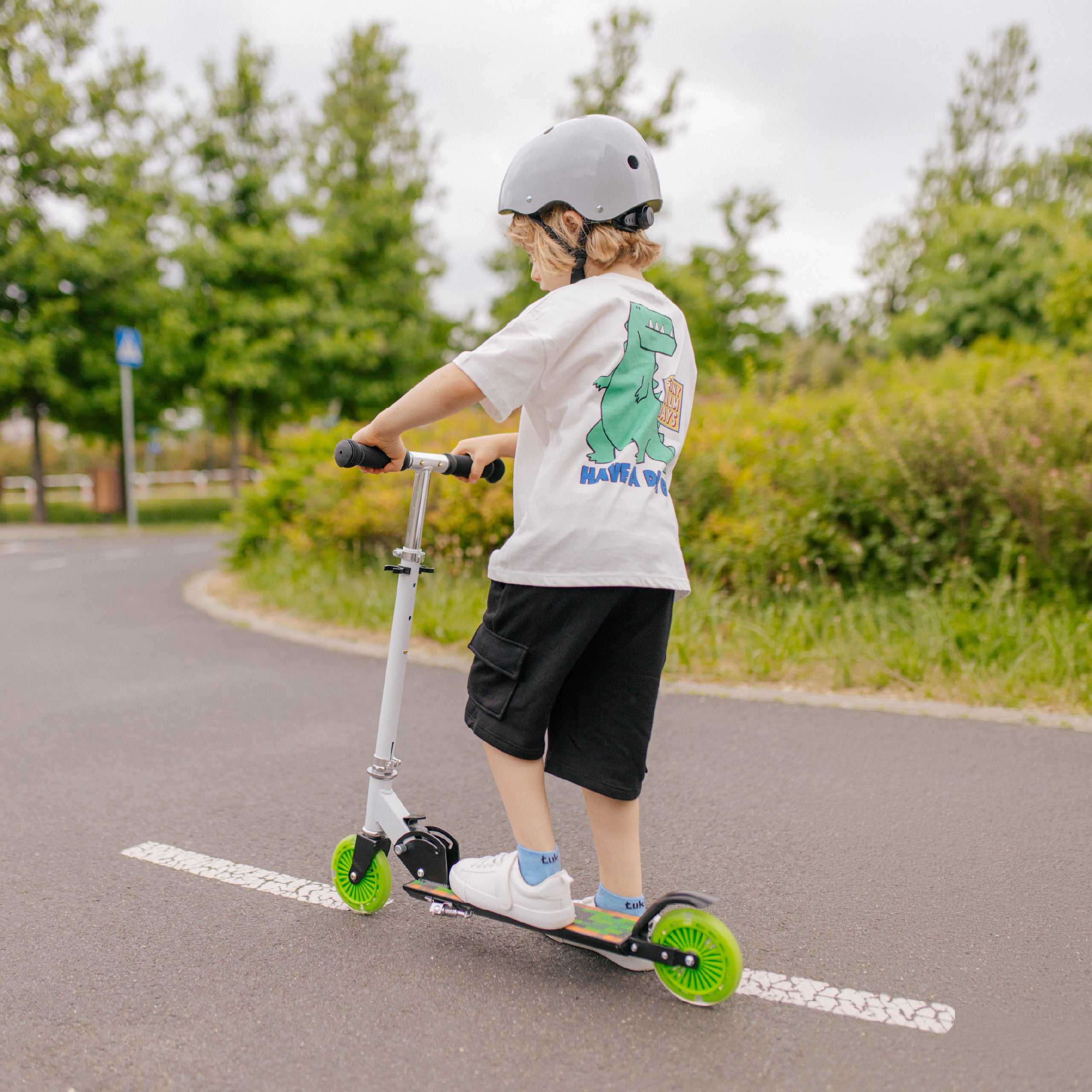 Patinete infantil Tulano Zigzag 35 Green