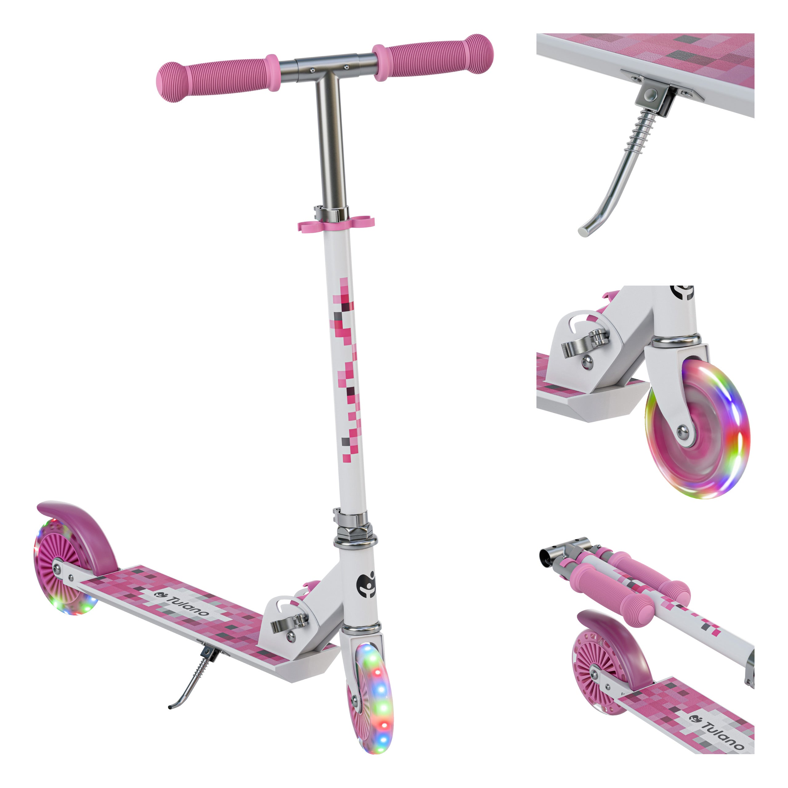 Patinete infantil Tulano Zigzag 35 Pink