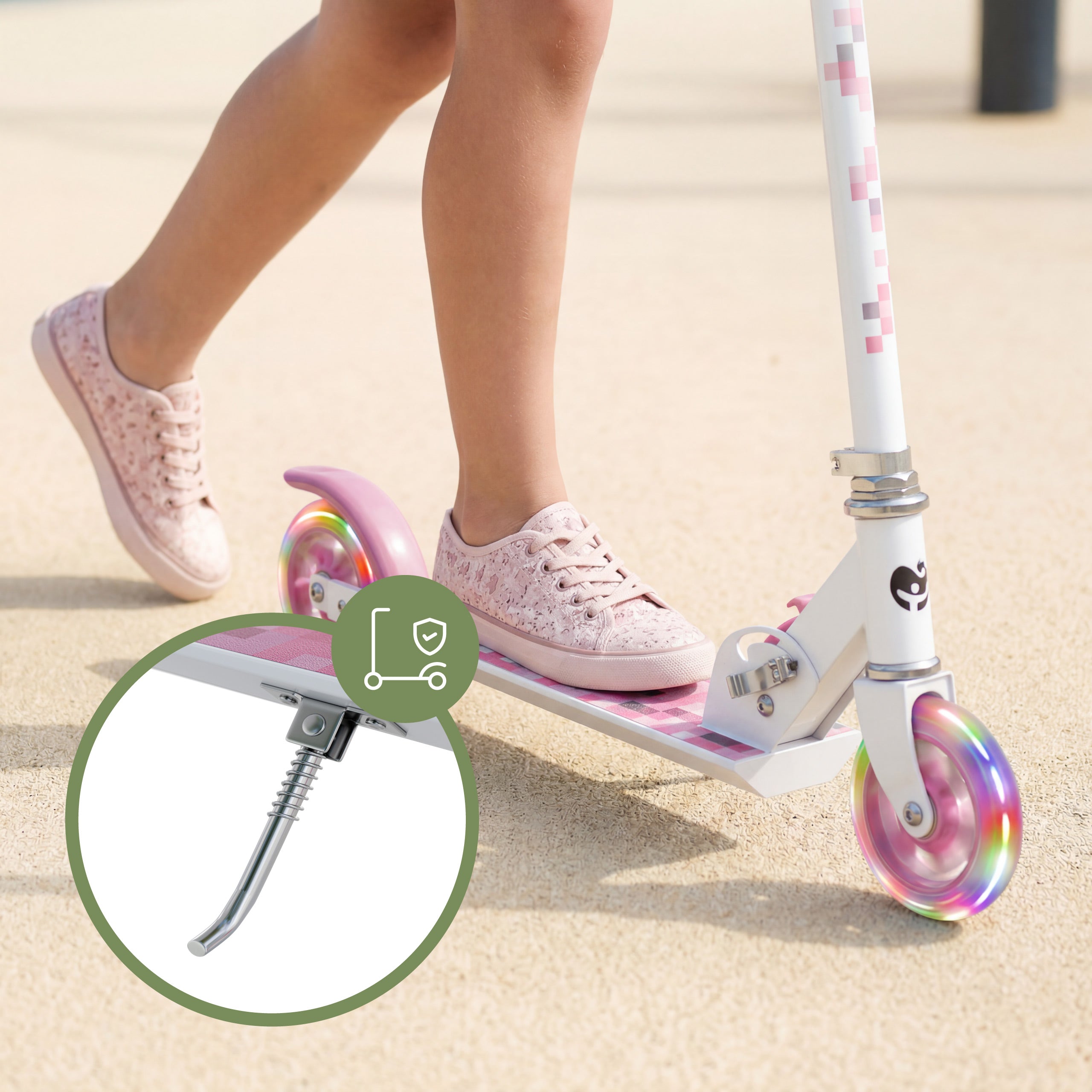 Patinete infantil Tulano Zigzag 35 Pink