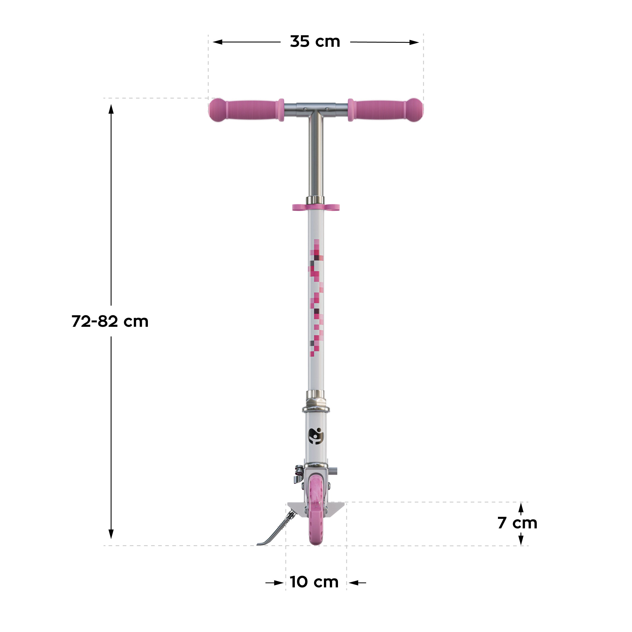 Patinete infantil Tulano Zigzag 35 Pink