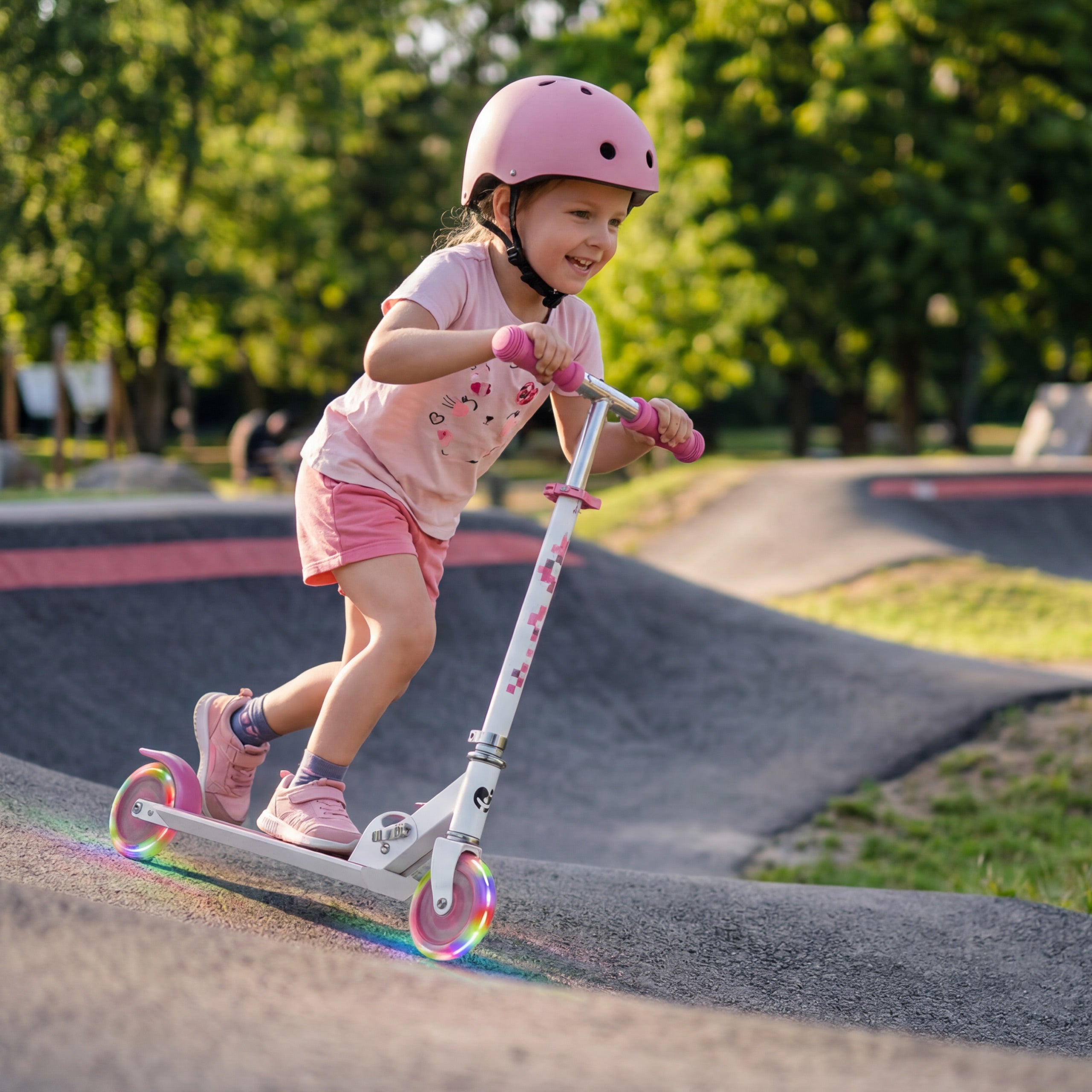 Patinete infantil Tulano Zigzag 35 Pink