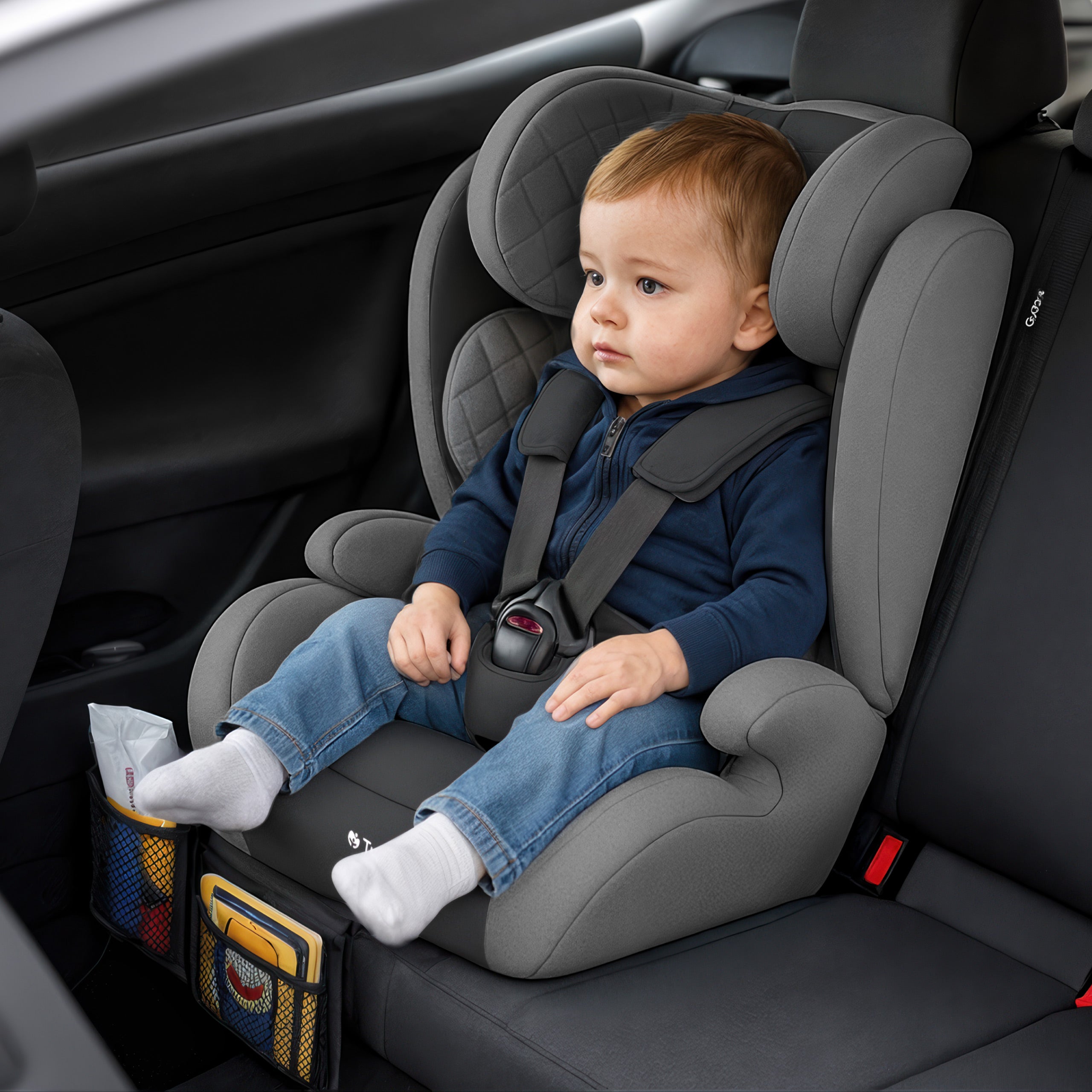 Silla de coche Tulano Zooma 25 Gris - Negro 76-150 cm I-Size