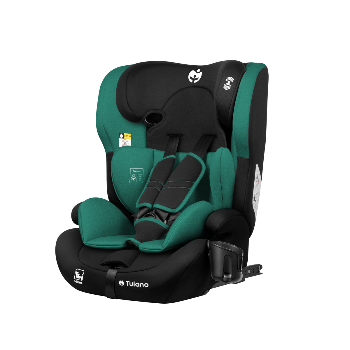 Silla de coche para niños Tulano 76-150 cm Zooma 45 Green I-Size
