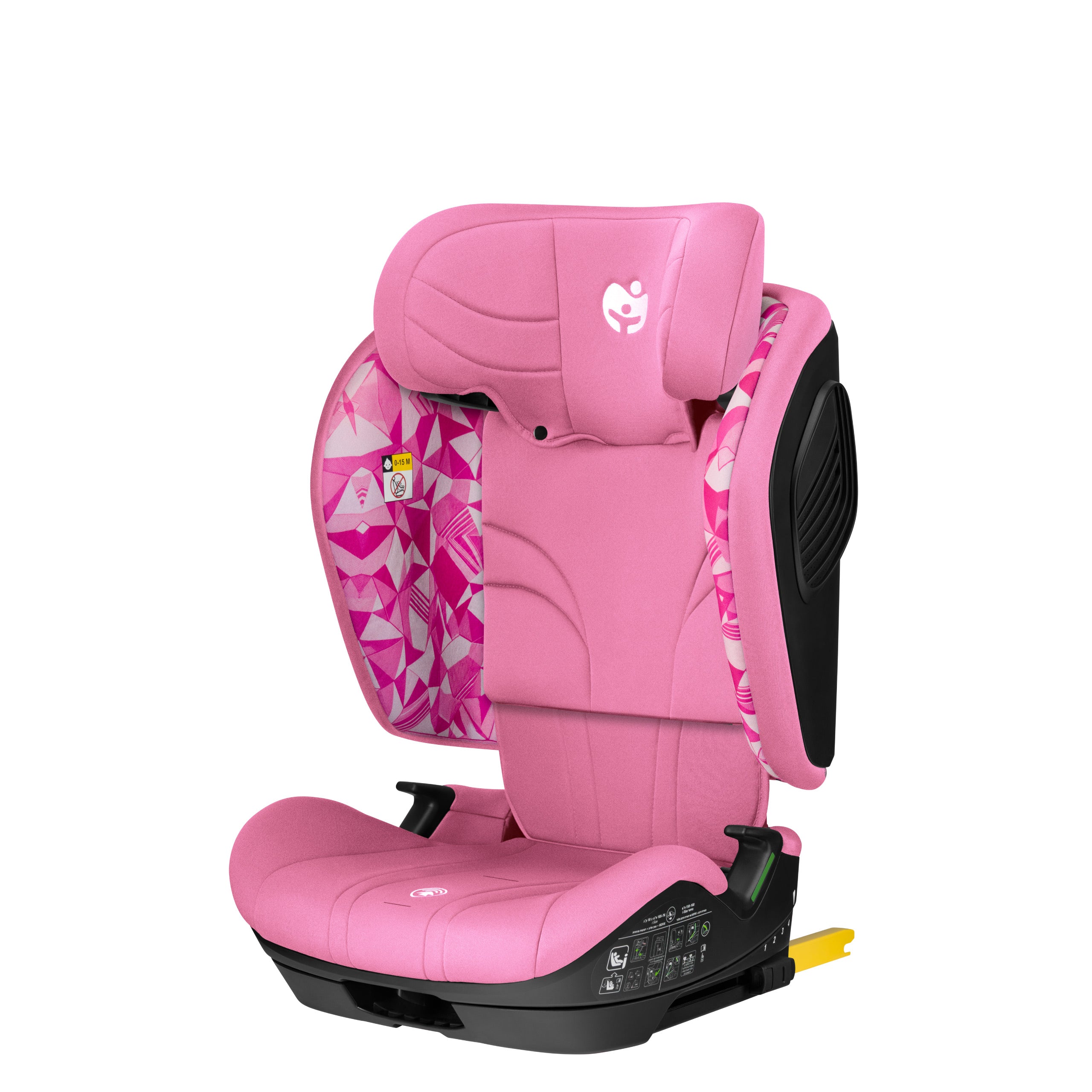 Fotelik samochodowy Tulano 76-105 cm Zooma 55 Soft Pink